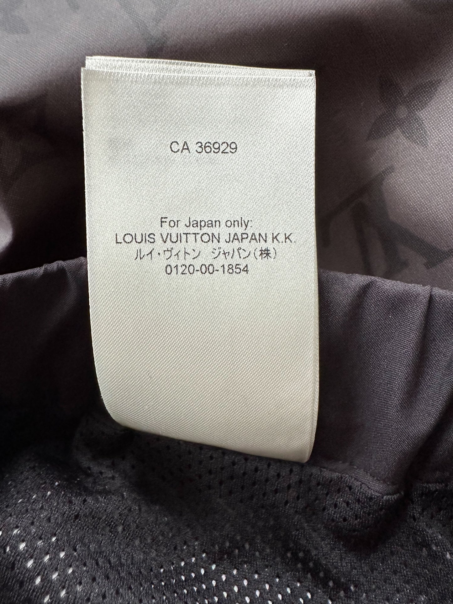 Louis Vuitton Black & Grey 2054 Monogram Heat Reflective Track Pants