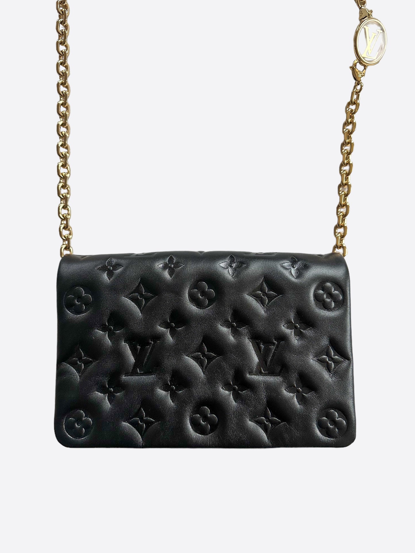 Louis Vuitton Black Monogram Pochette Coussins