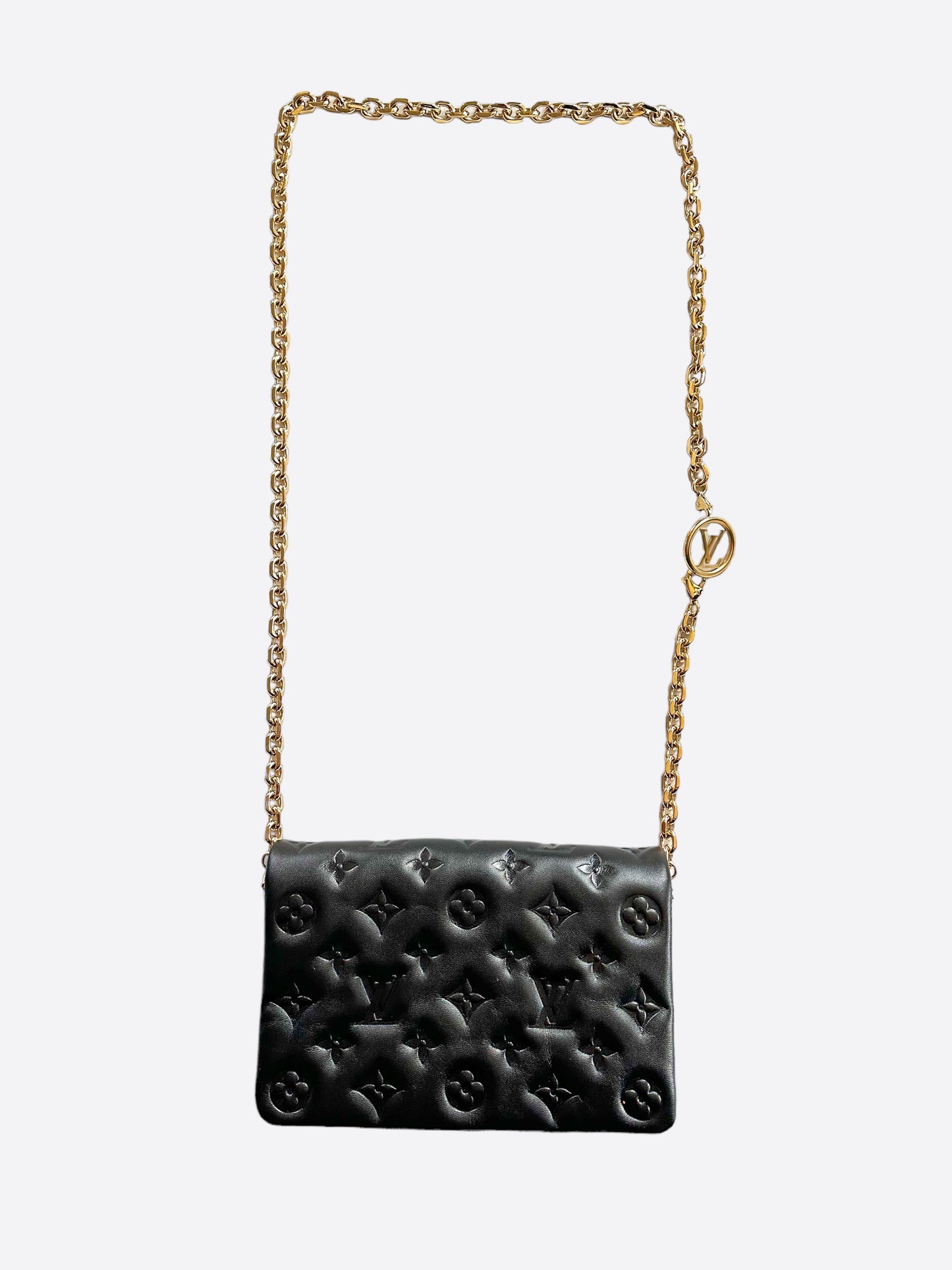 Louis Vuitton Black Monogram Pochette Coussins