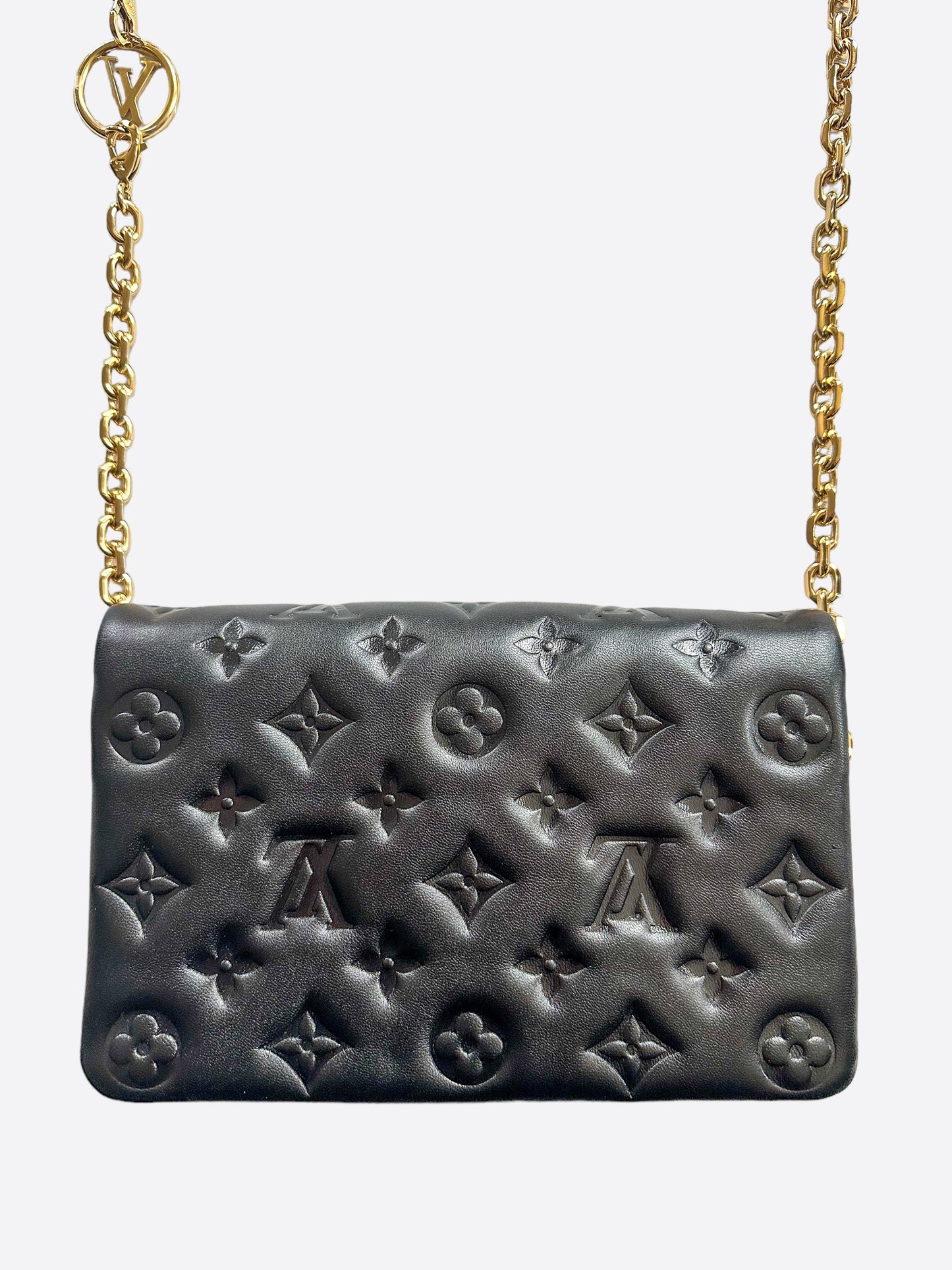 Louis Vuitton Black Monogram Pochette Coussins