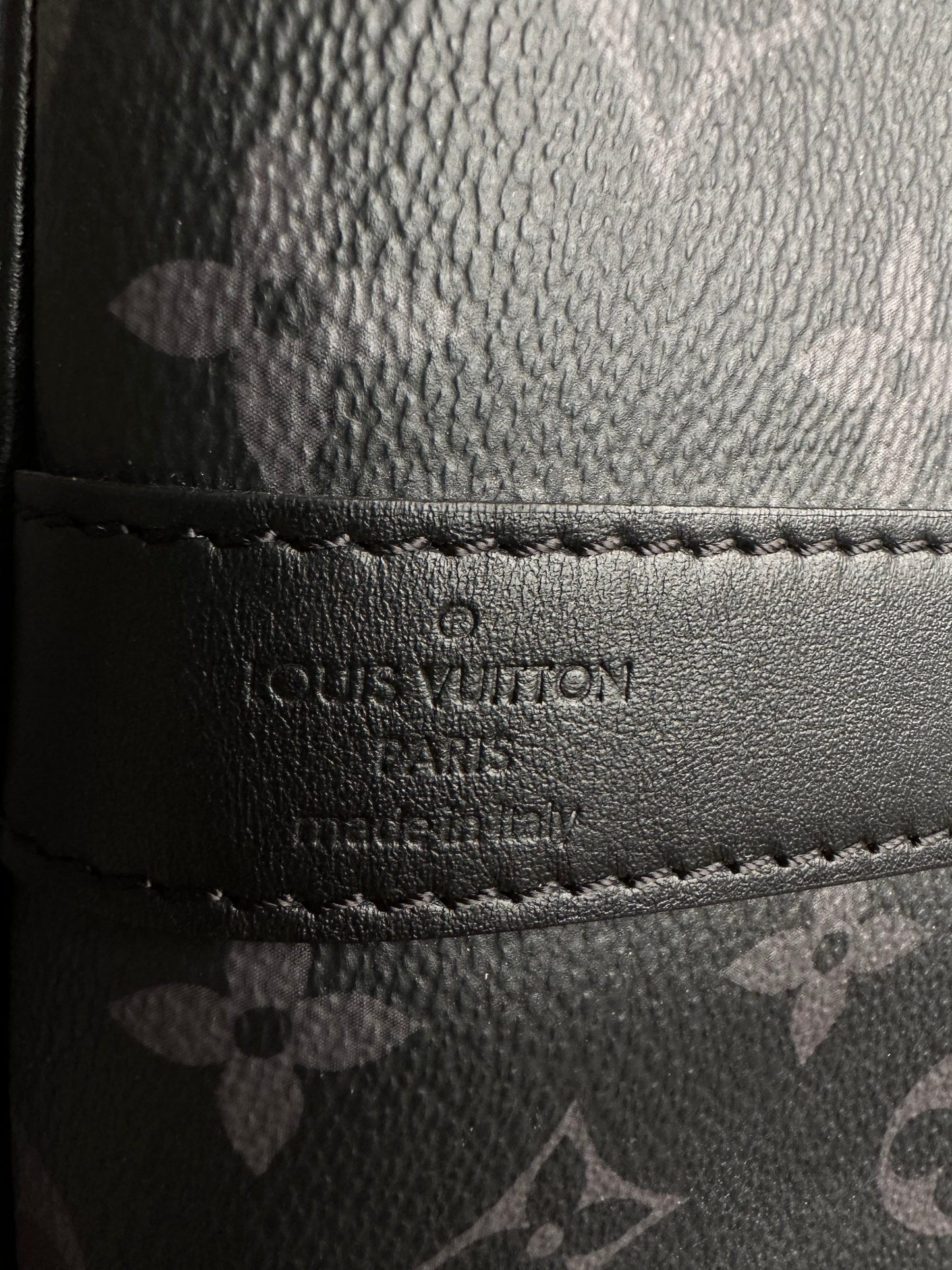 Louis Vuitton Reverse Monogram Eclipse Keepall 50