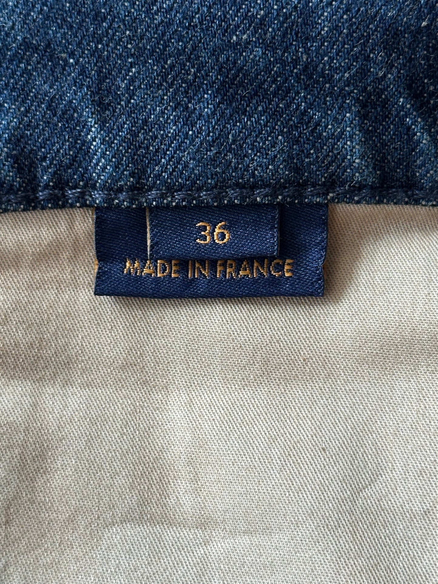 Louis Vuitton Blue Monogram Carpenter Denim Shorts