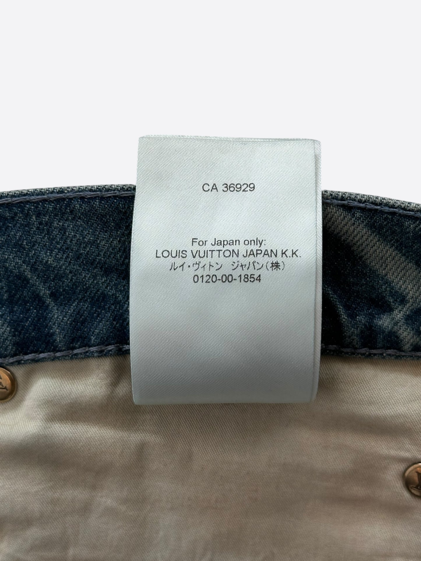 Louis Vuitton Blue & White Barbed Wire Monogram Denim Shorts