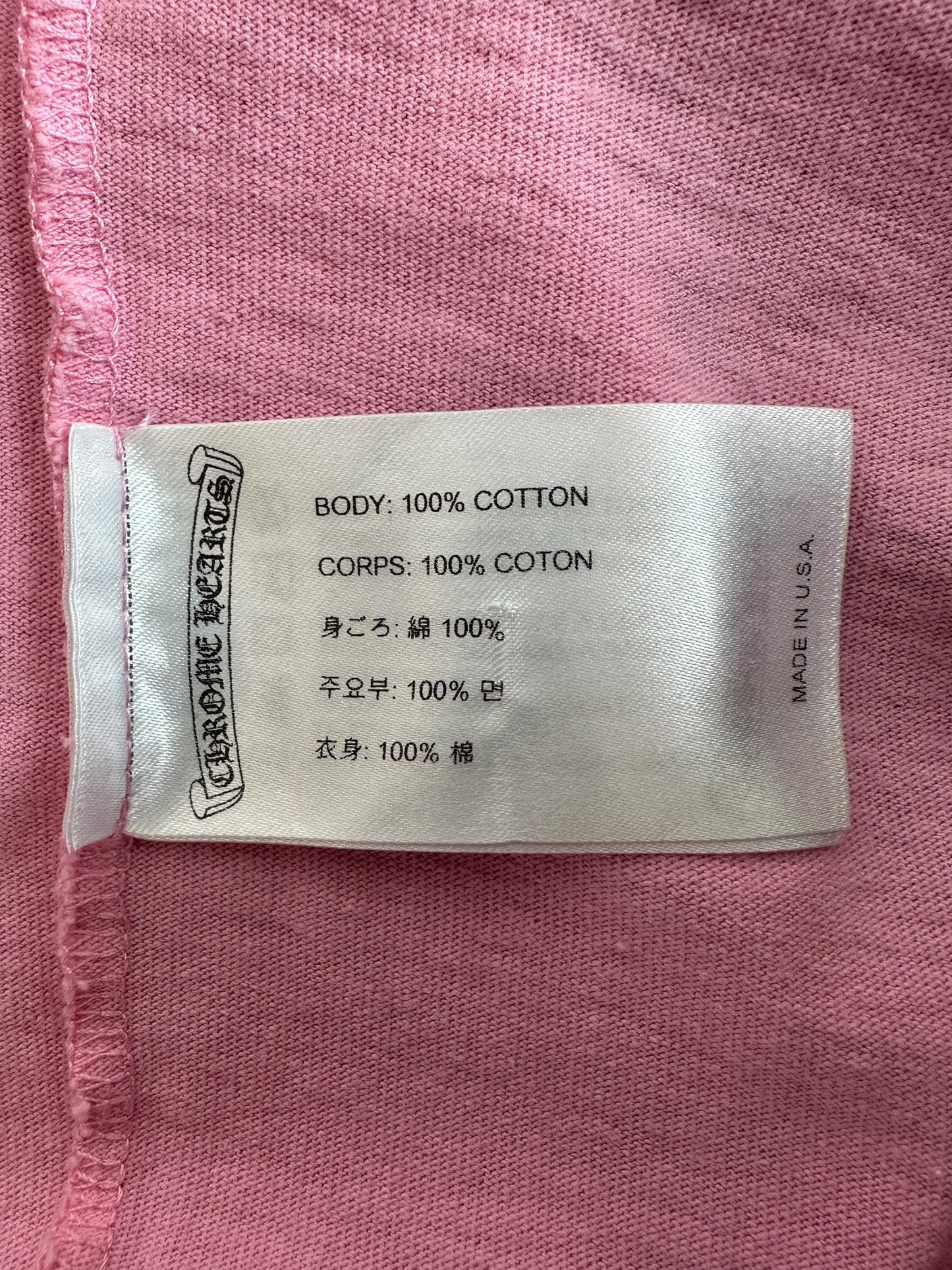 Chrome Hearts Matty Boy Pink Vanity Affair Longsleeve T-Shirt