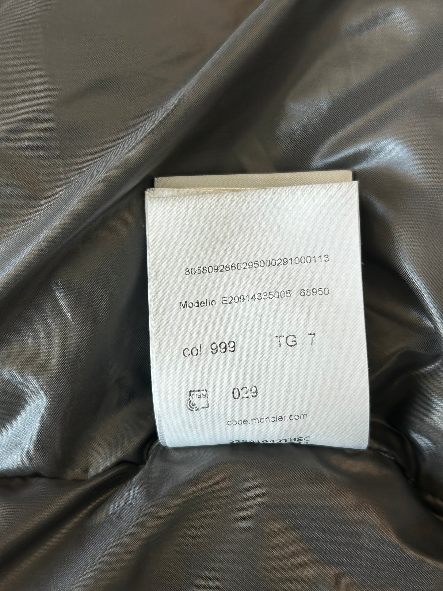 Moncler Black Tib Puffer Vest