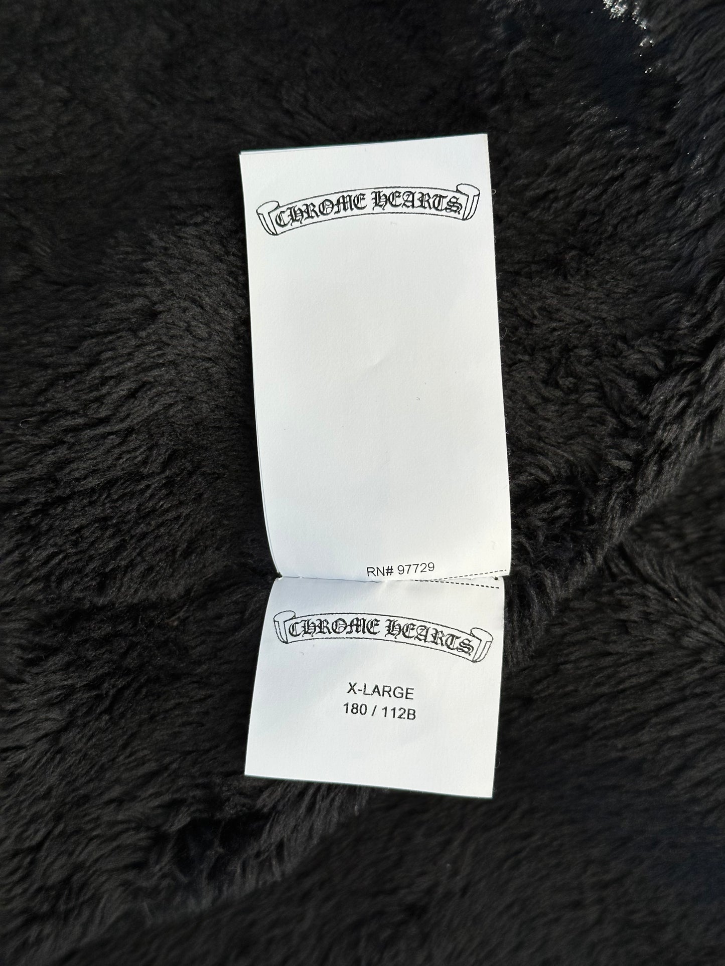 Chrome Hearts Navy & Green Plaid Sherpa Jacket