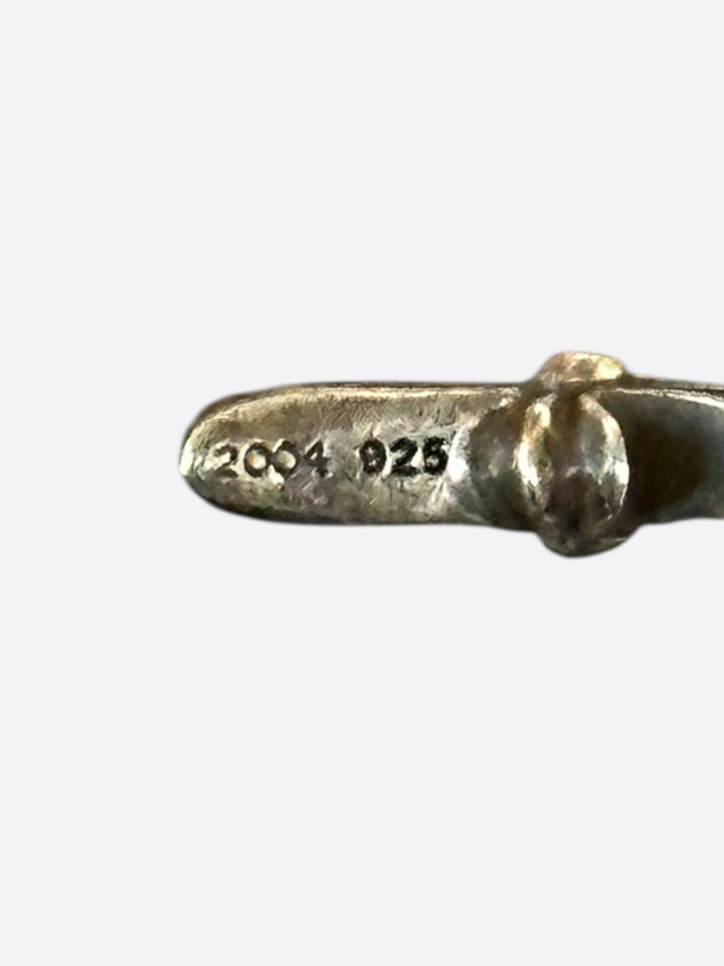 Chrome Hearts Silver Baby Fat Earrings