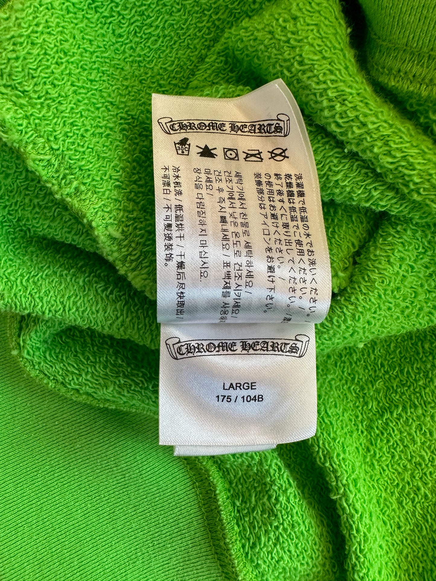 Chrome Hearts Green Sex Records Logo Sweater