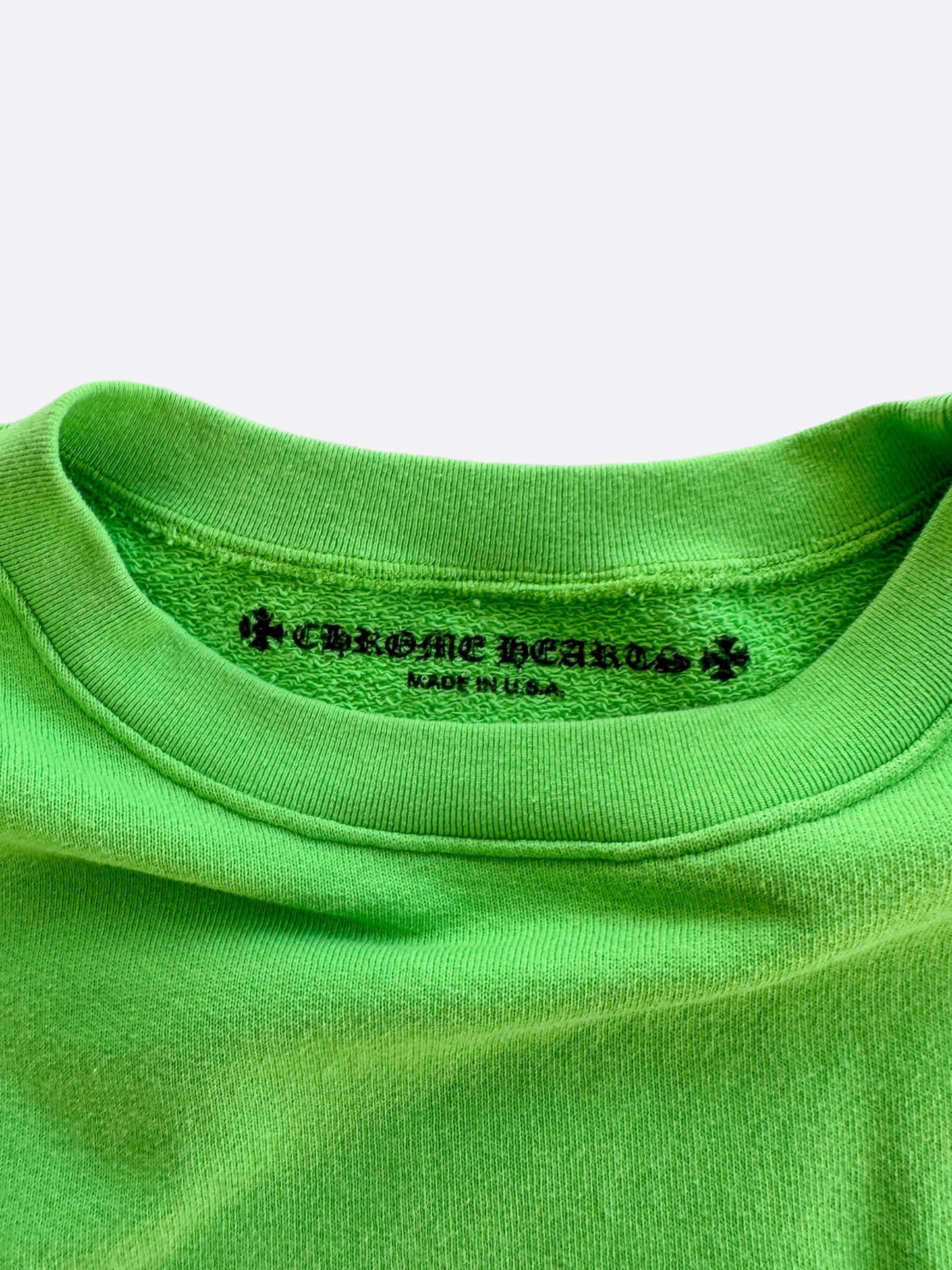 Chrome Hearts Green Sex Records Logo Sweater