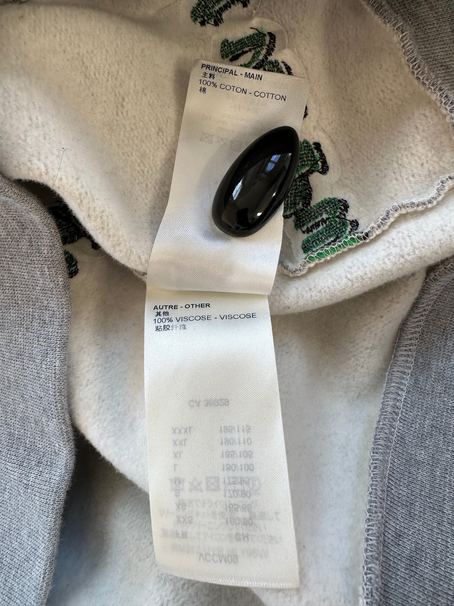 Louis Vuitton Grey Purist Vs. Tourist Tuffetage Hoodie