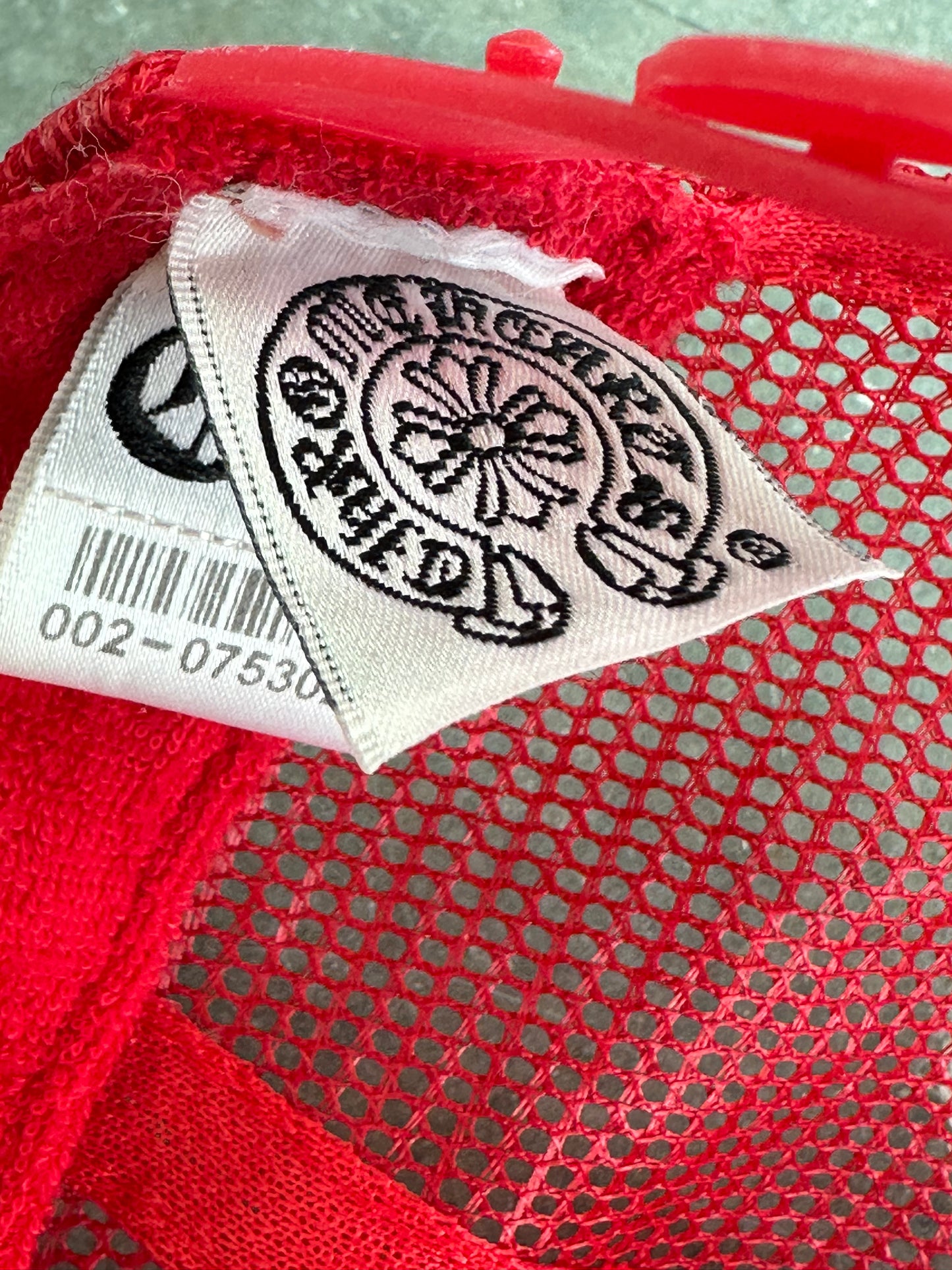 Chrome Hearts Red & White Trucker Hat