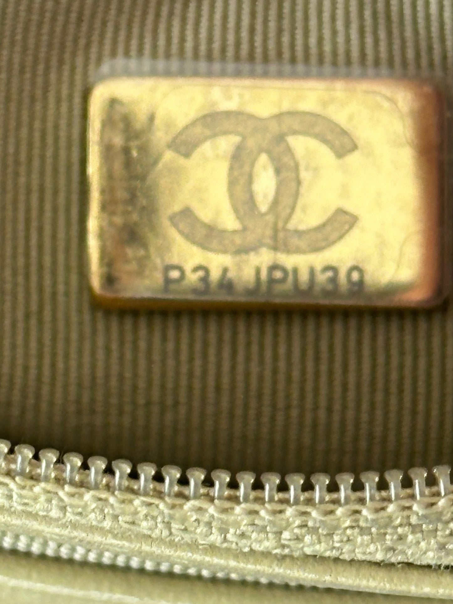 Chanel Olive Quilted 19 Wallet On Chain Bag