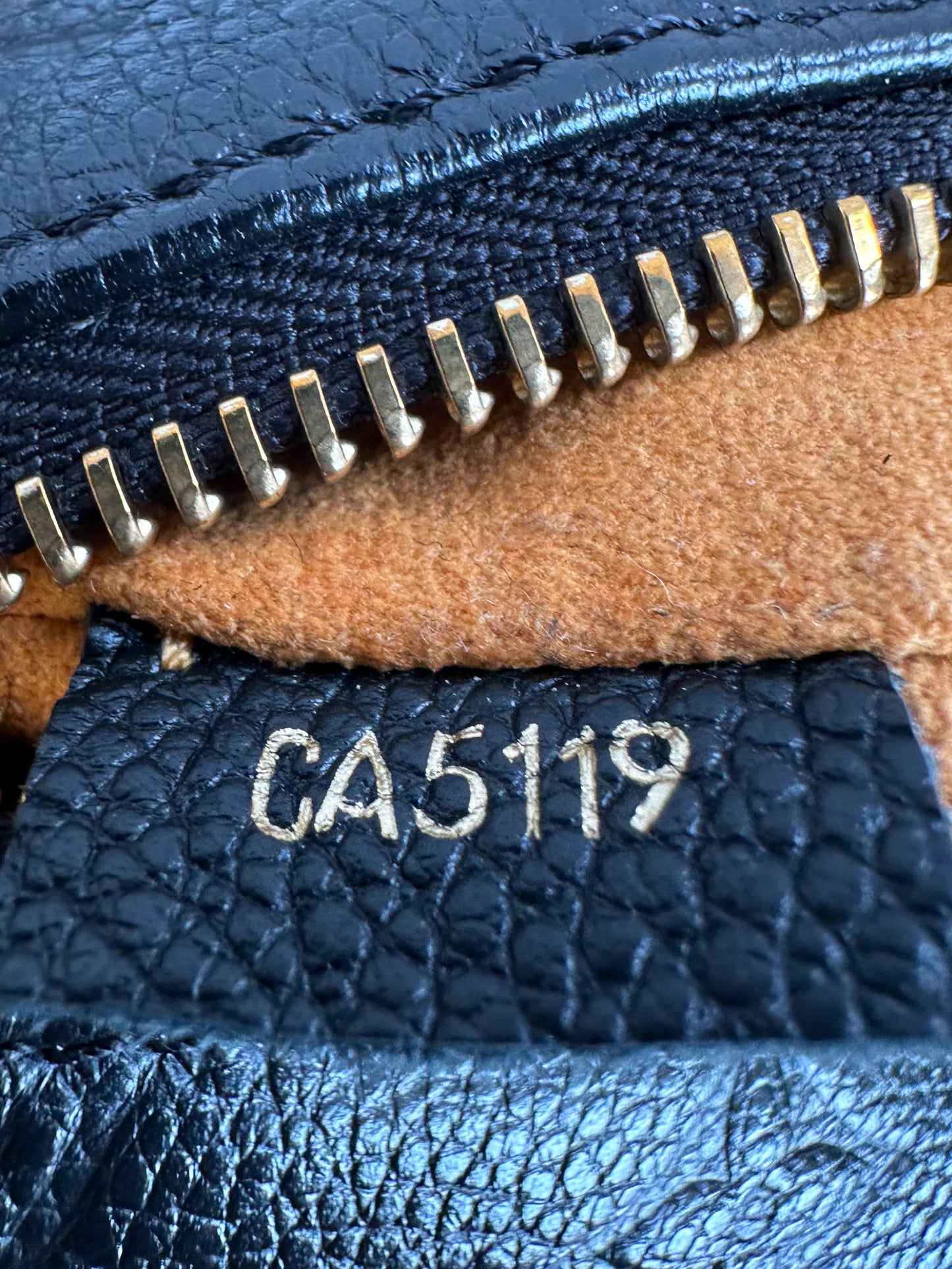 Louis Vuitton Black Empreinte Leather Monogram Bumbag