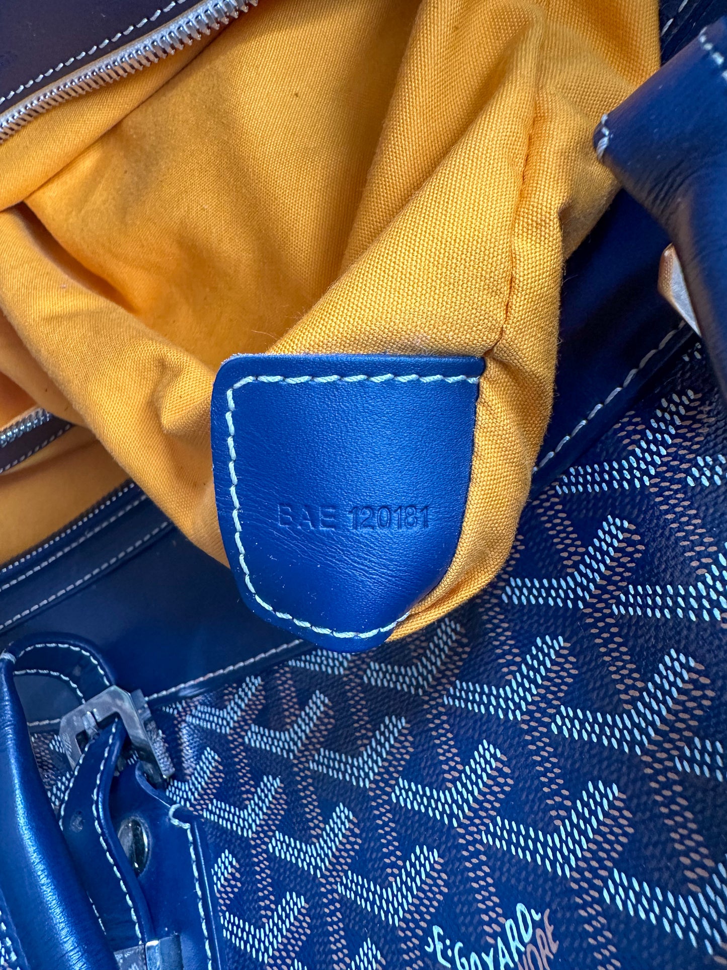 Goyard Blue & Brown Boeing 55