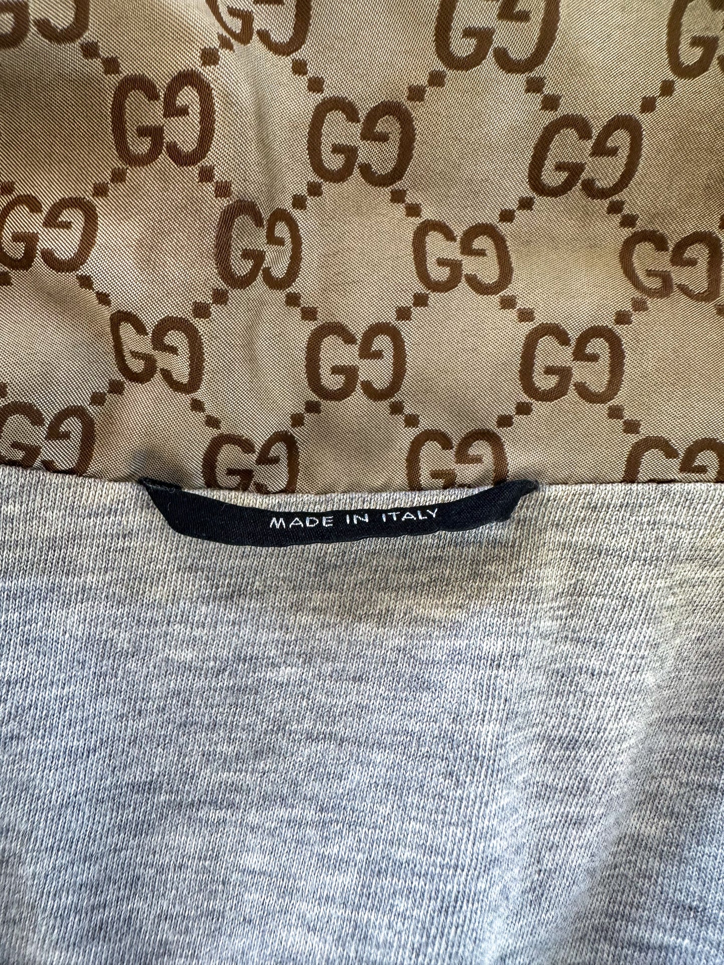 Gucci Tan & Brown GG Monogram Windbreaker