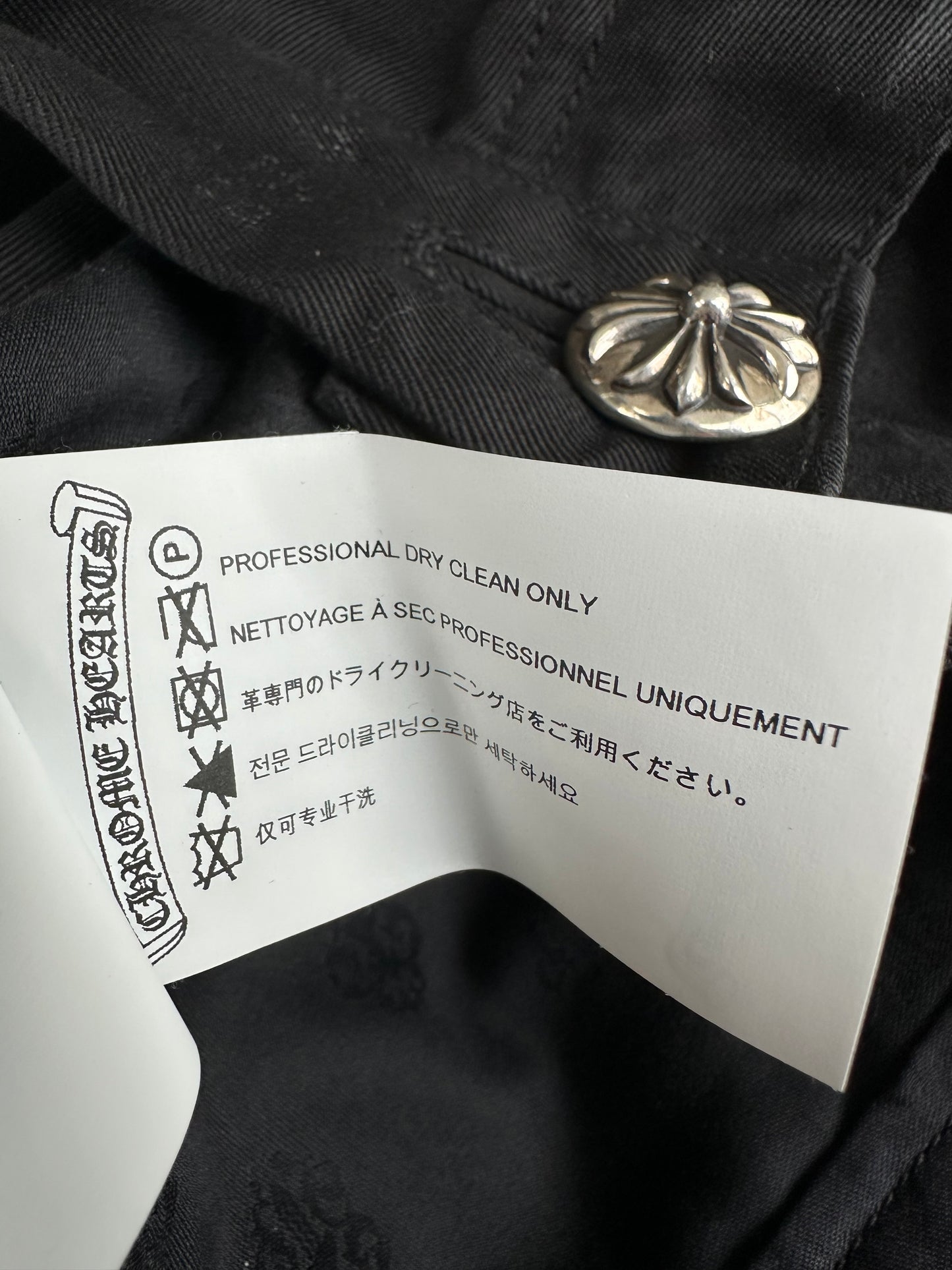 Chrome Hearts Black Carpenter Pants