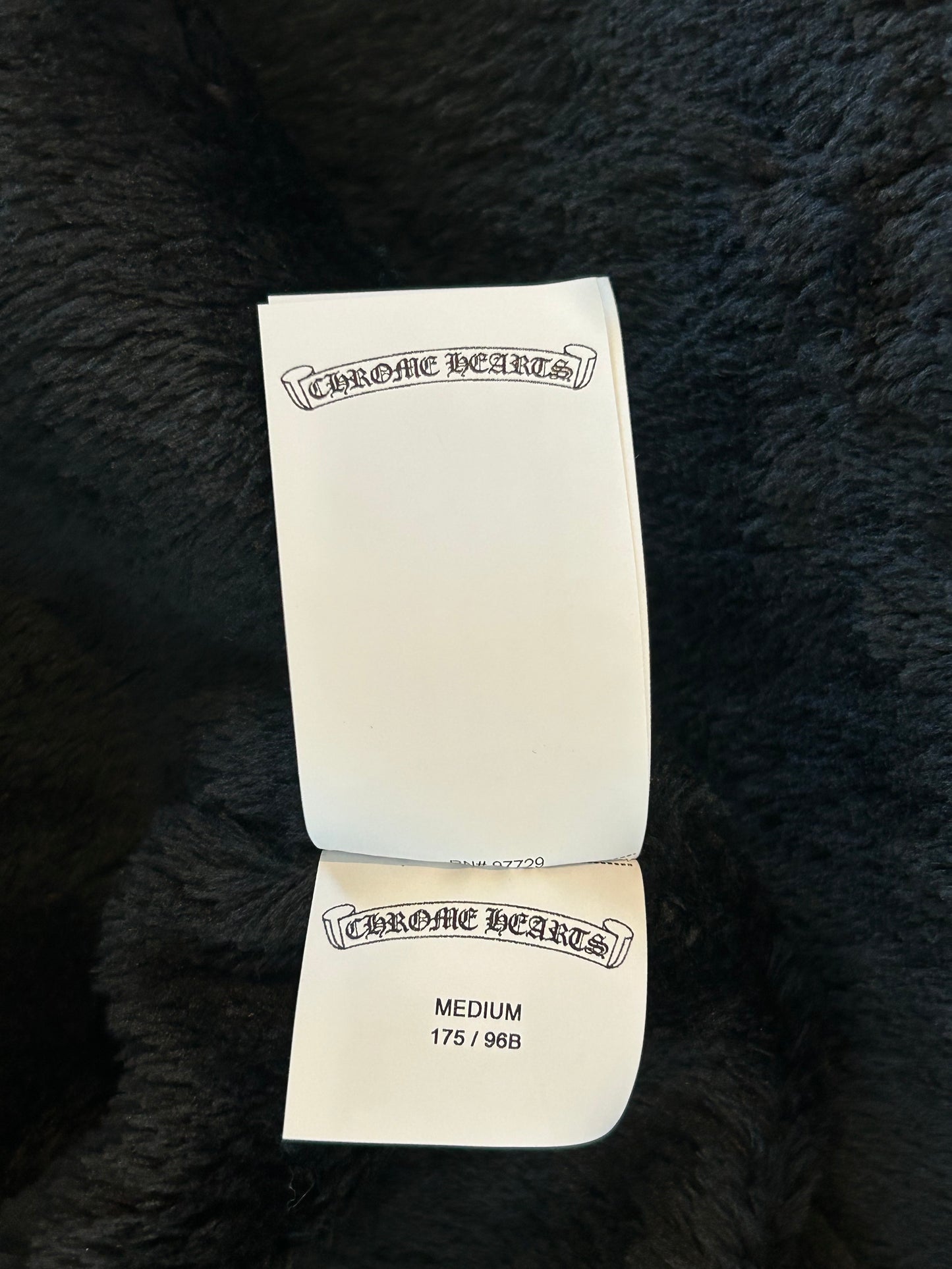 Chrome Hearts Brown & White Plaid Sherpa Jacket