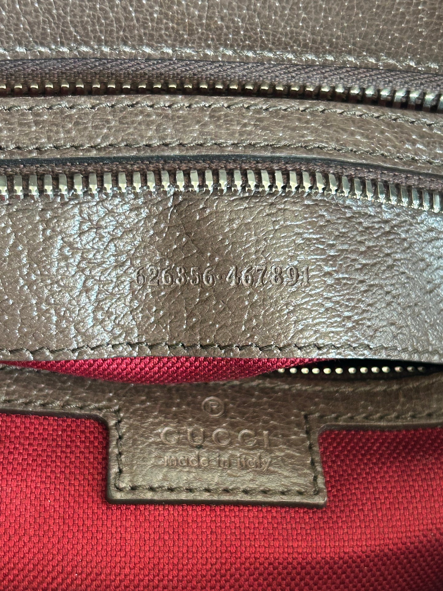 Gucci Beige & Brown GG Monogram Large Tote Bag