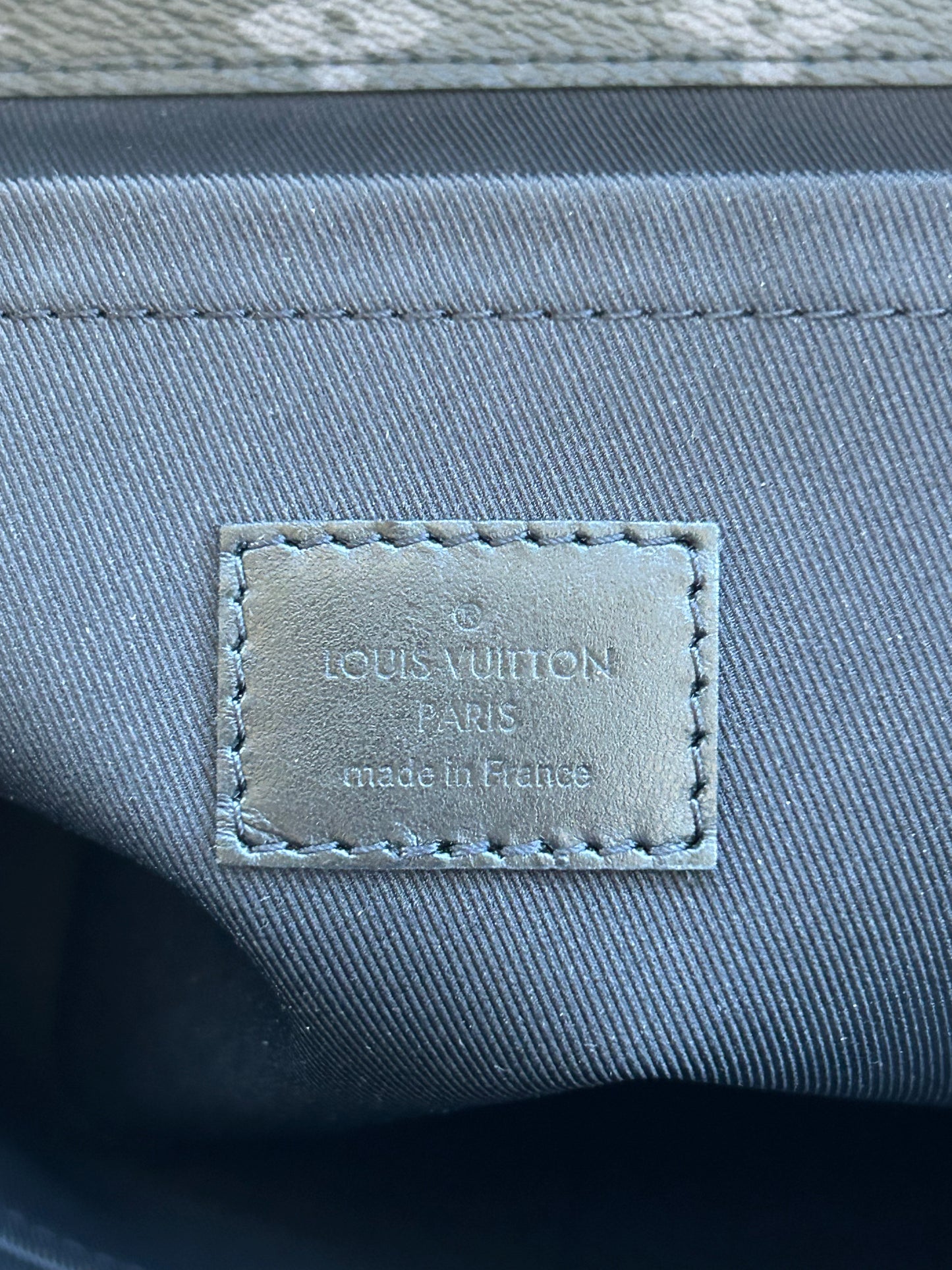 Louis Vuitton Monogram Eclipse Steamer Messenger Bag
