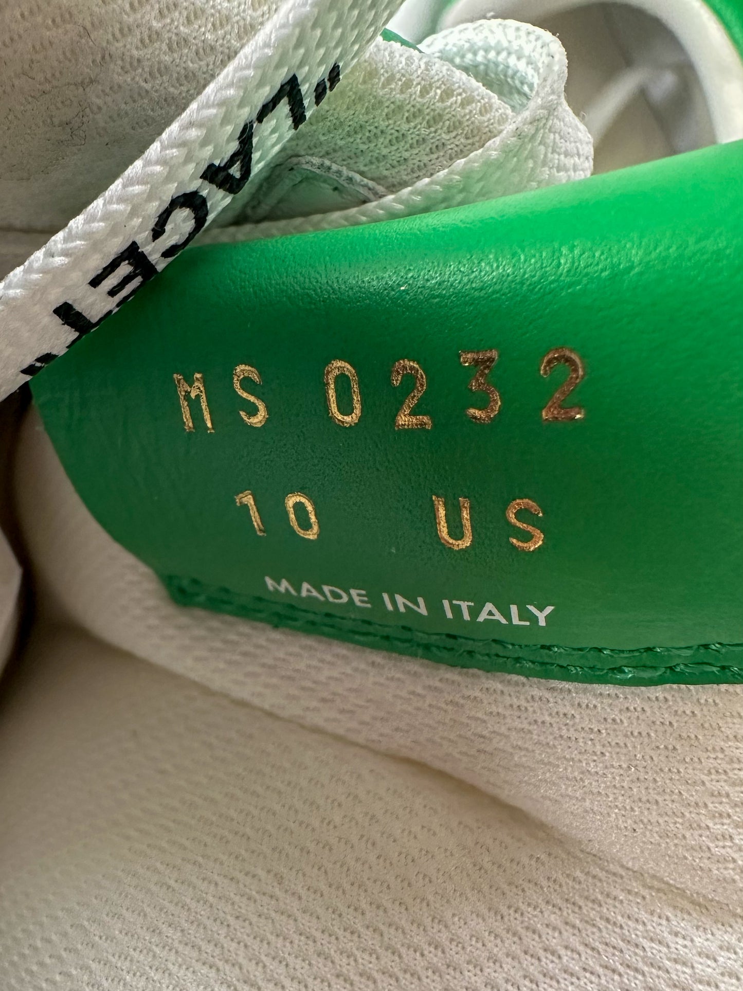 Louis Vuitton Green & White Air Force 1 Monogram Sneakers