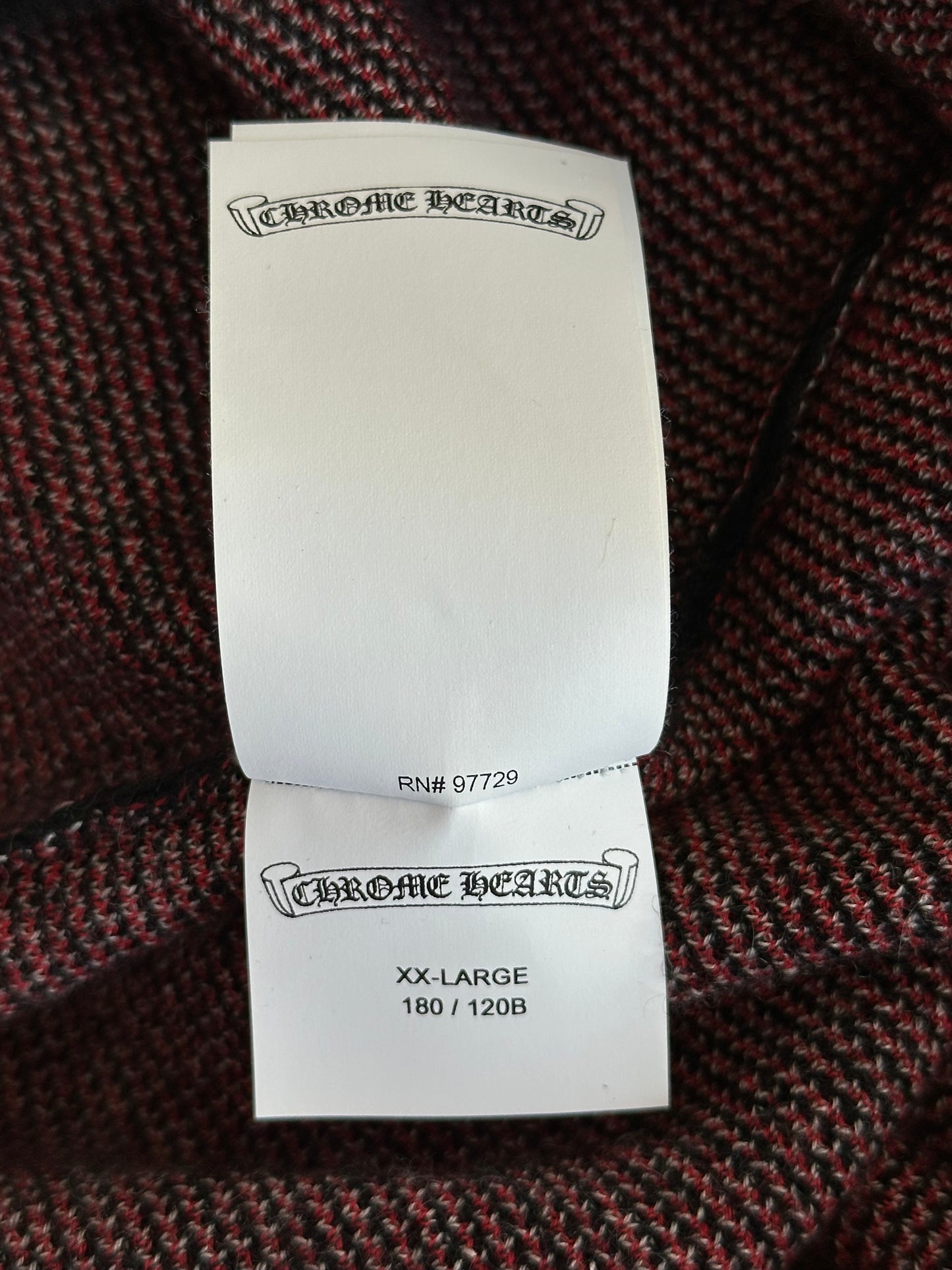 Chrome Hearts Matty Boy Black & Red Chomper Cashmere Sweater