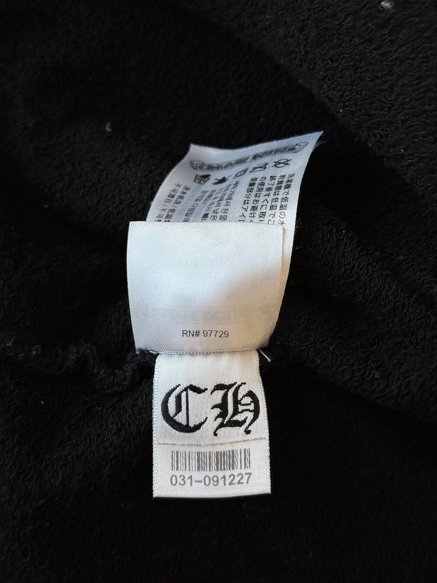 Chrome Hearts Black Matty Boy Stay Fast Hoodie