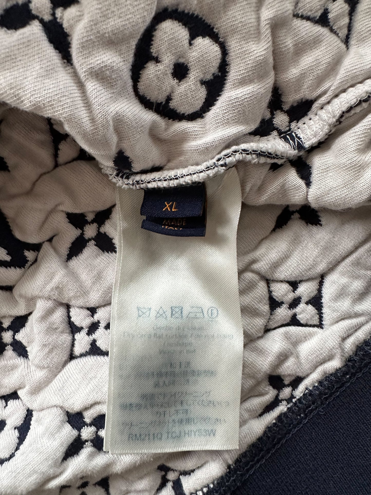 Louis Vuitton Navy & White Monogram Sweater