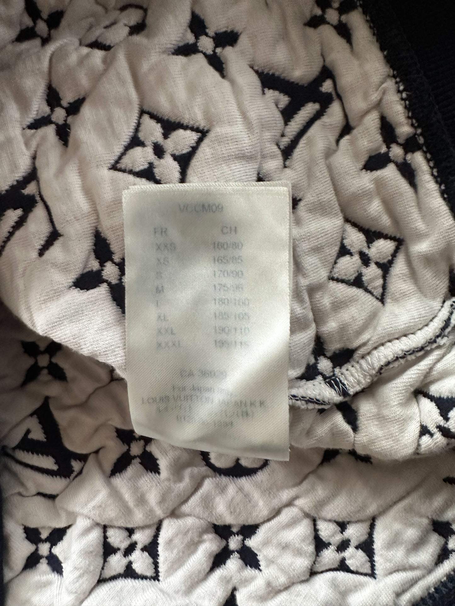 Louis Vuitton Navy & White Monogram Sweater