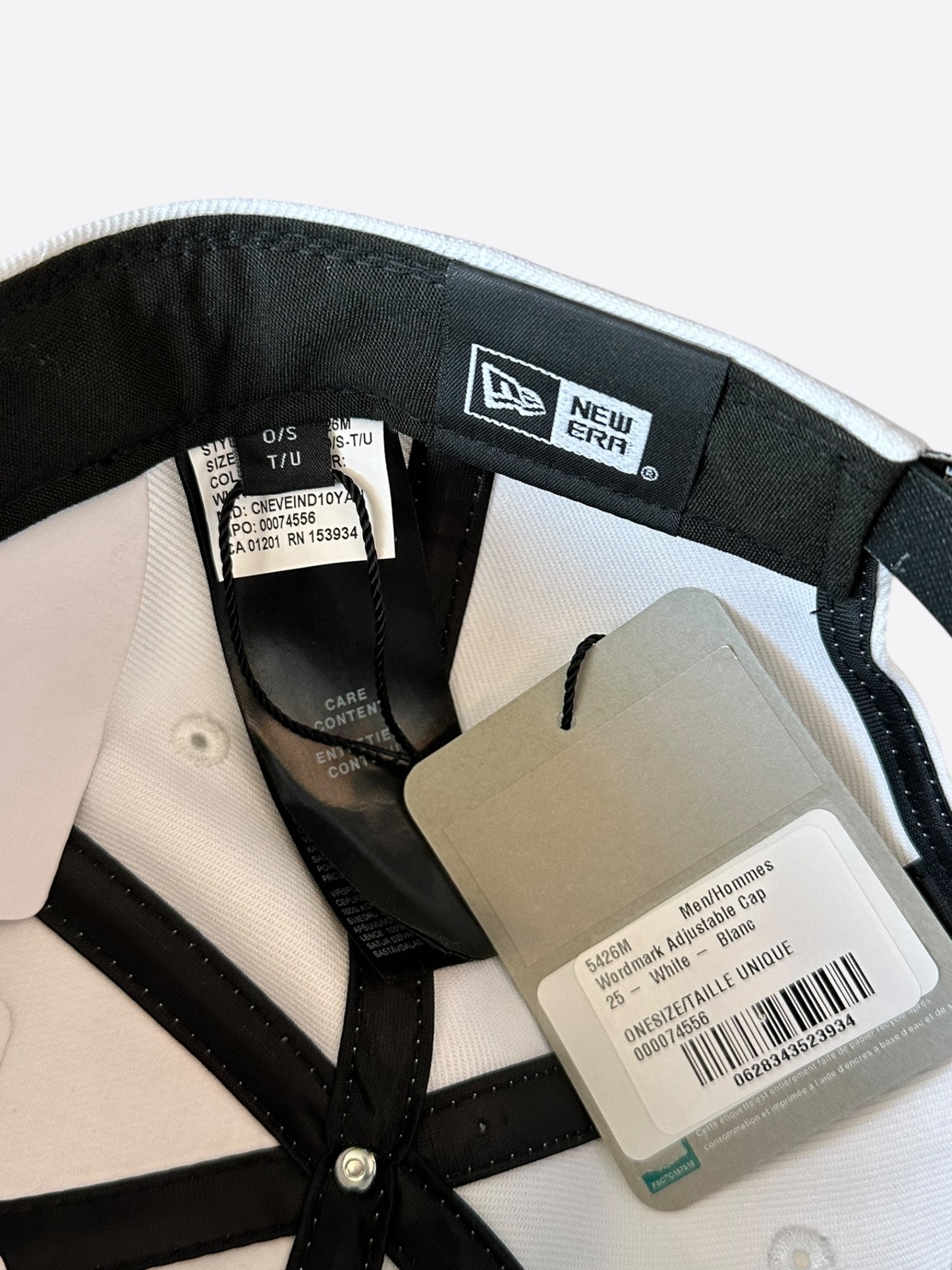 Canada Goose White Embroidered Logo Hat