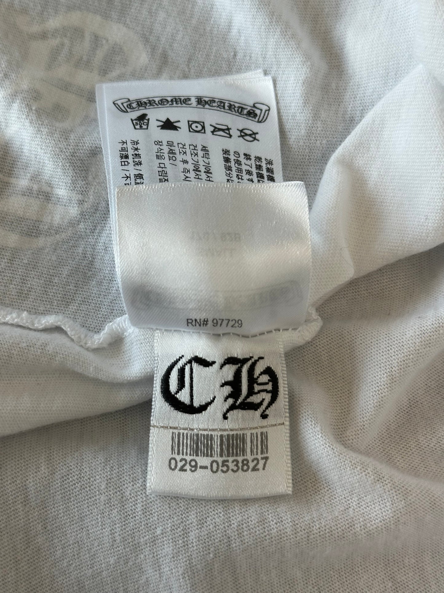 Chrome Hearts White Multicolor Cross T-Shirt