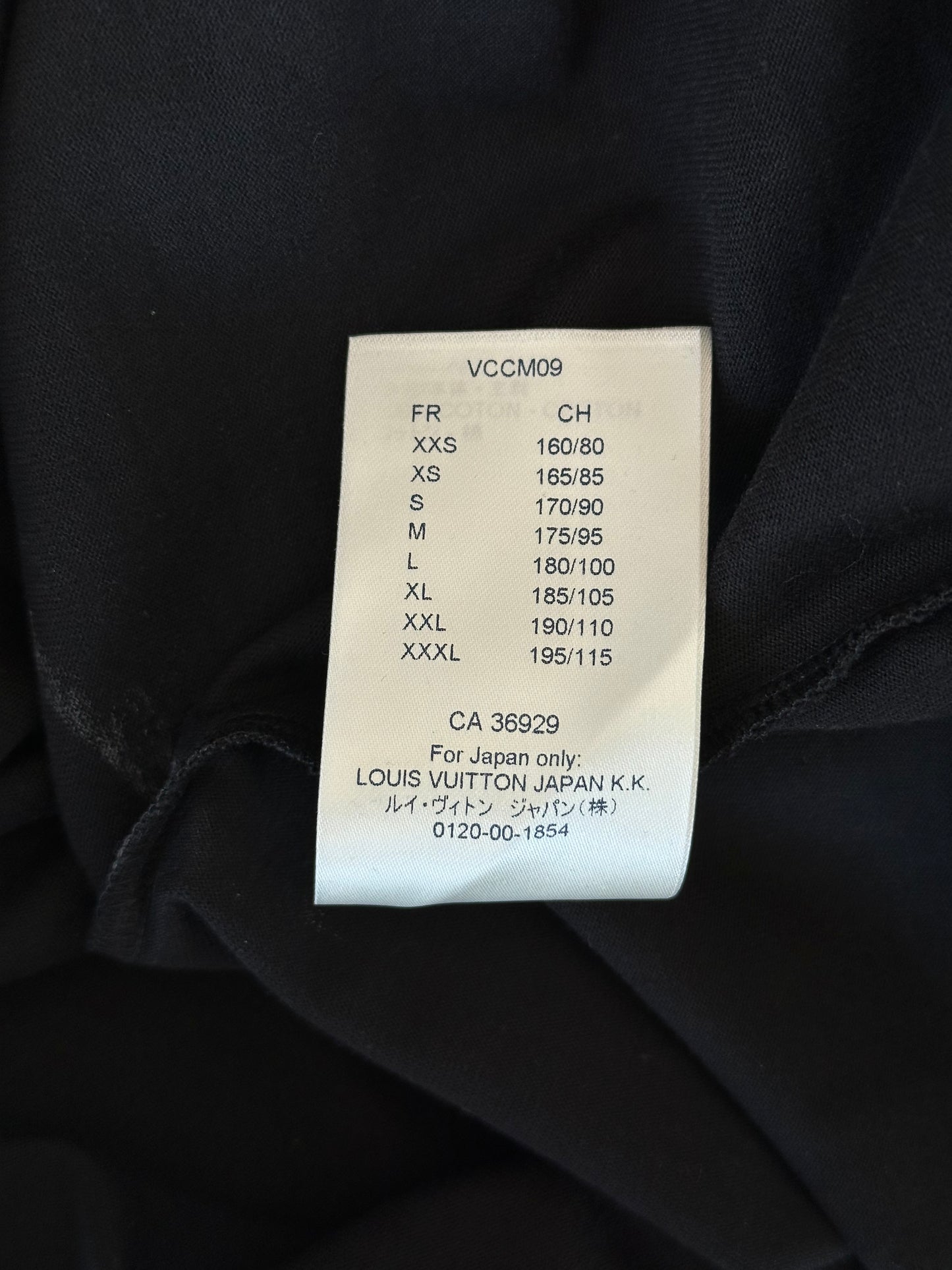 Louis Vuitton Black & White LV Stitch Logo T-Shirt