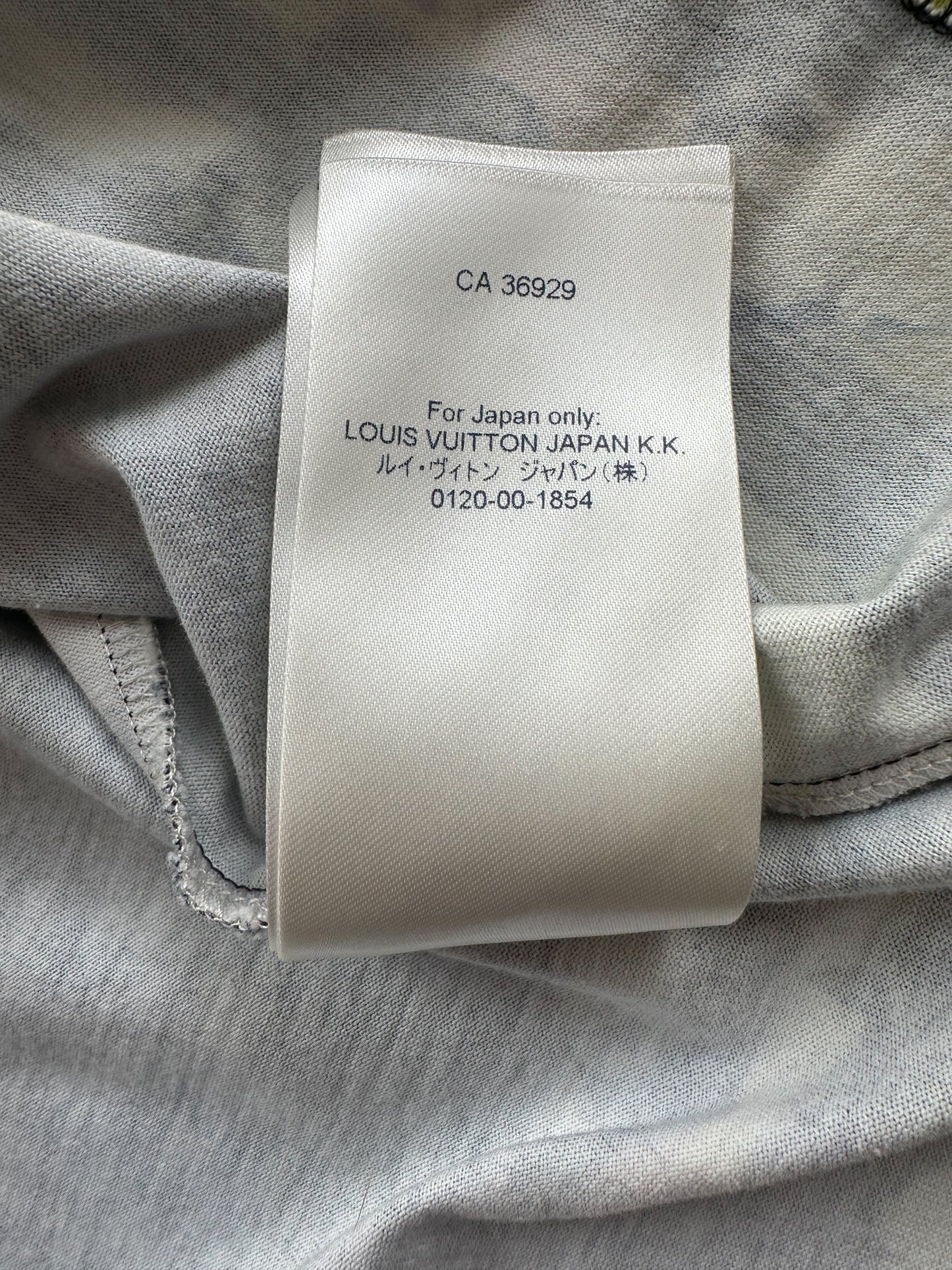 Louis Vuitton Navy Tie-Dye Camo Monogram T-Shirt