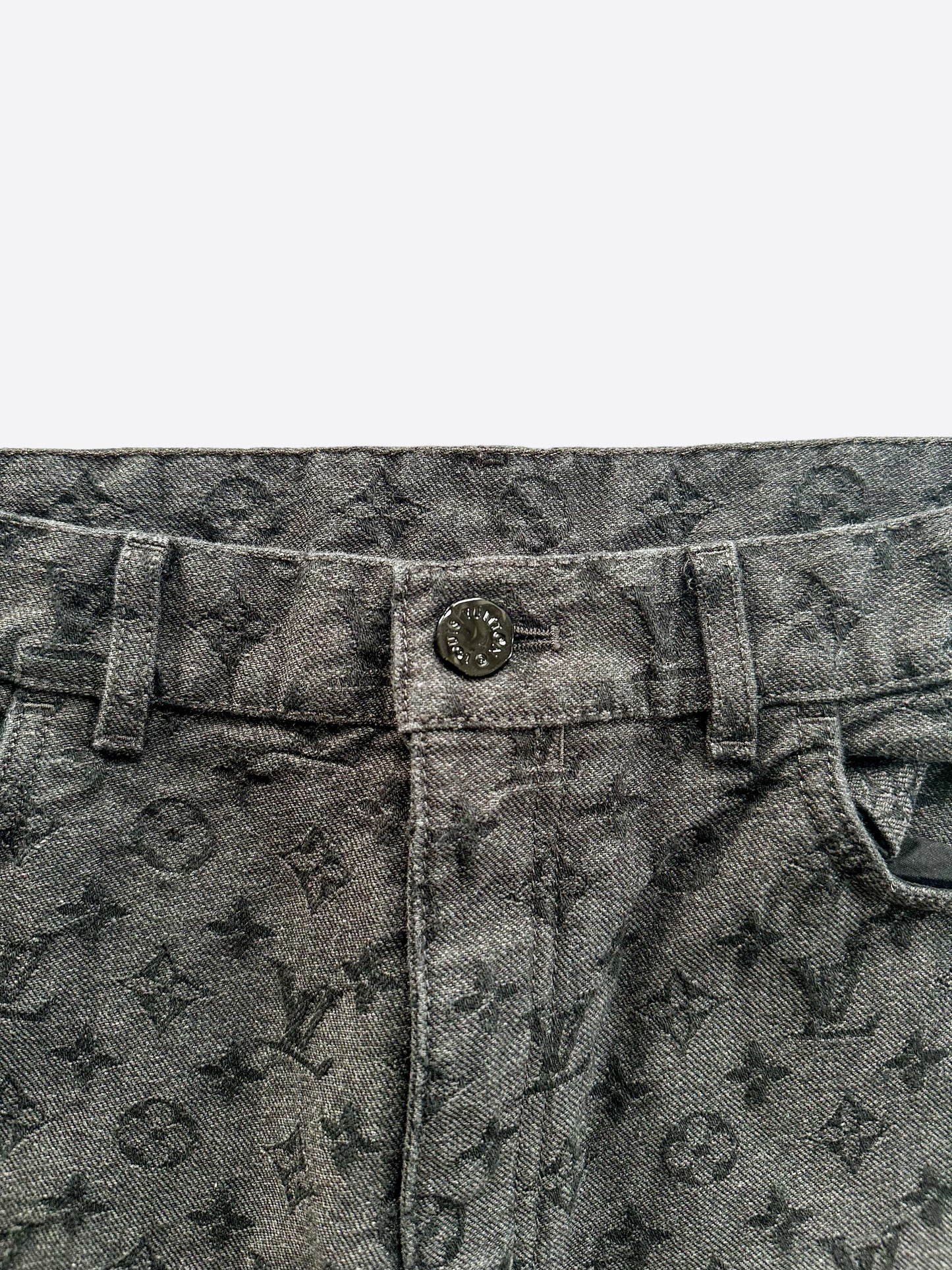 Louis Vuitton NBA Grey Monogram Jeans