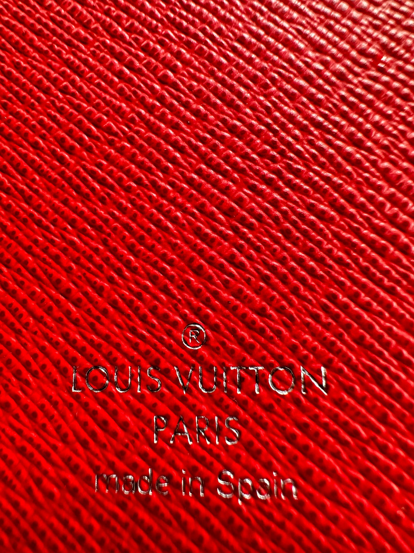 Louis Vuitton Supreme Red & White EPI Brazza Wallet