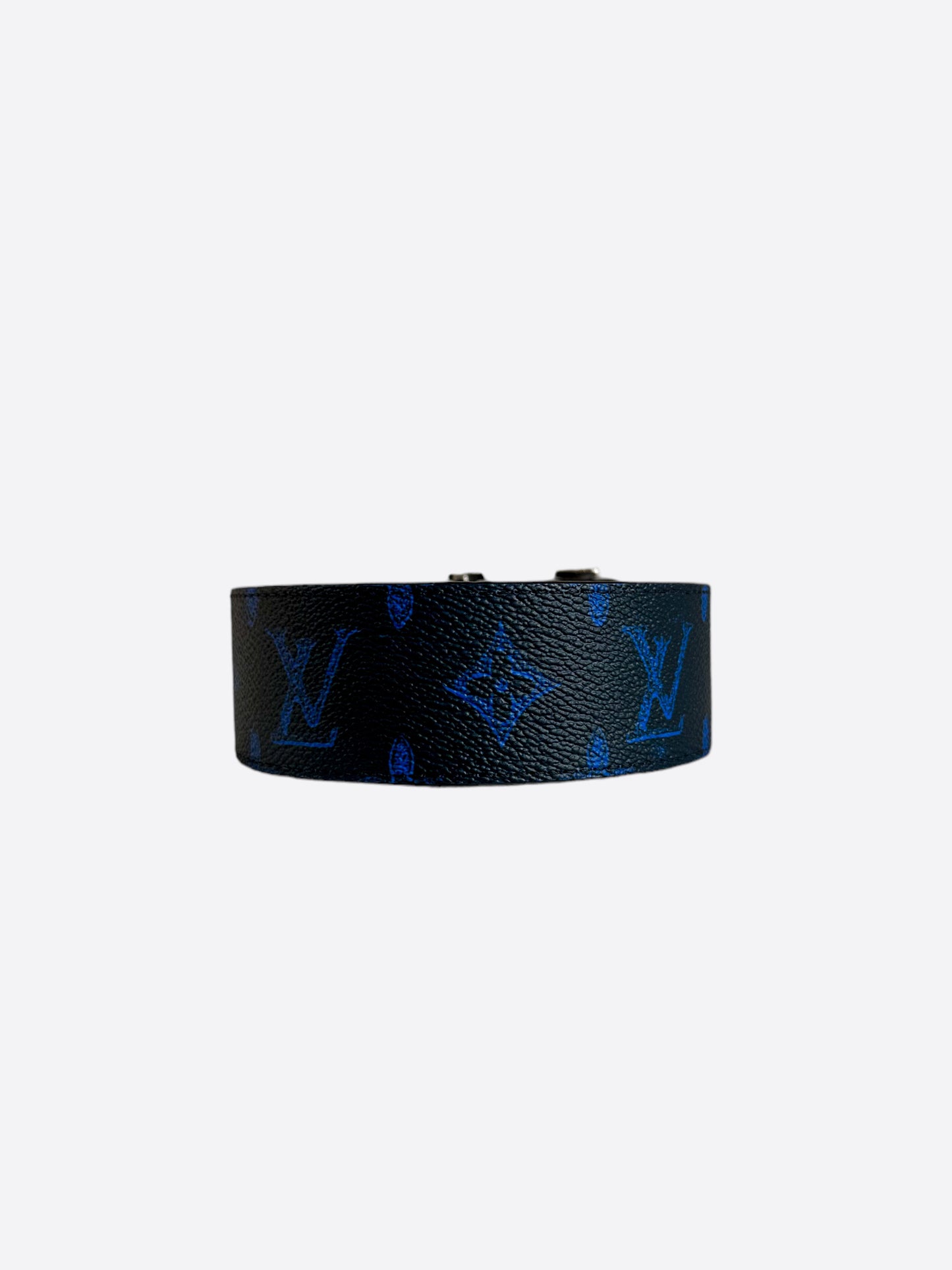 Louis Vuitton Blue Everyday Logo Monogram Belt