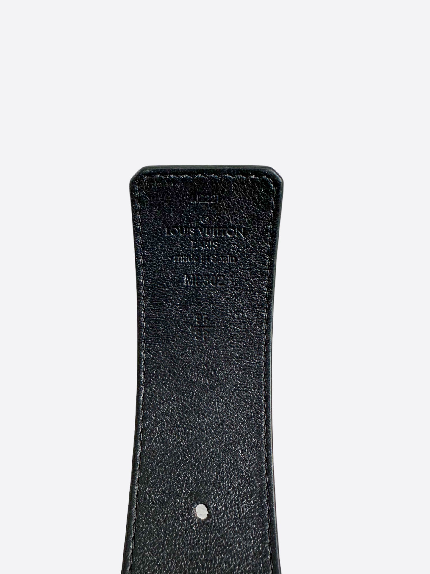 Louis Vuitton Blue Everyday Logo Monogram Belt