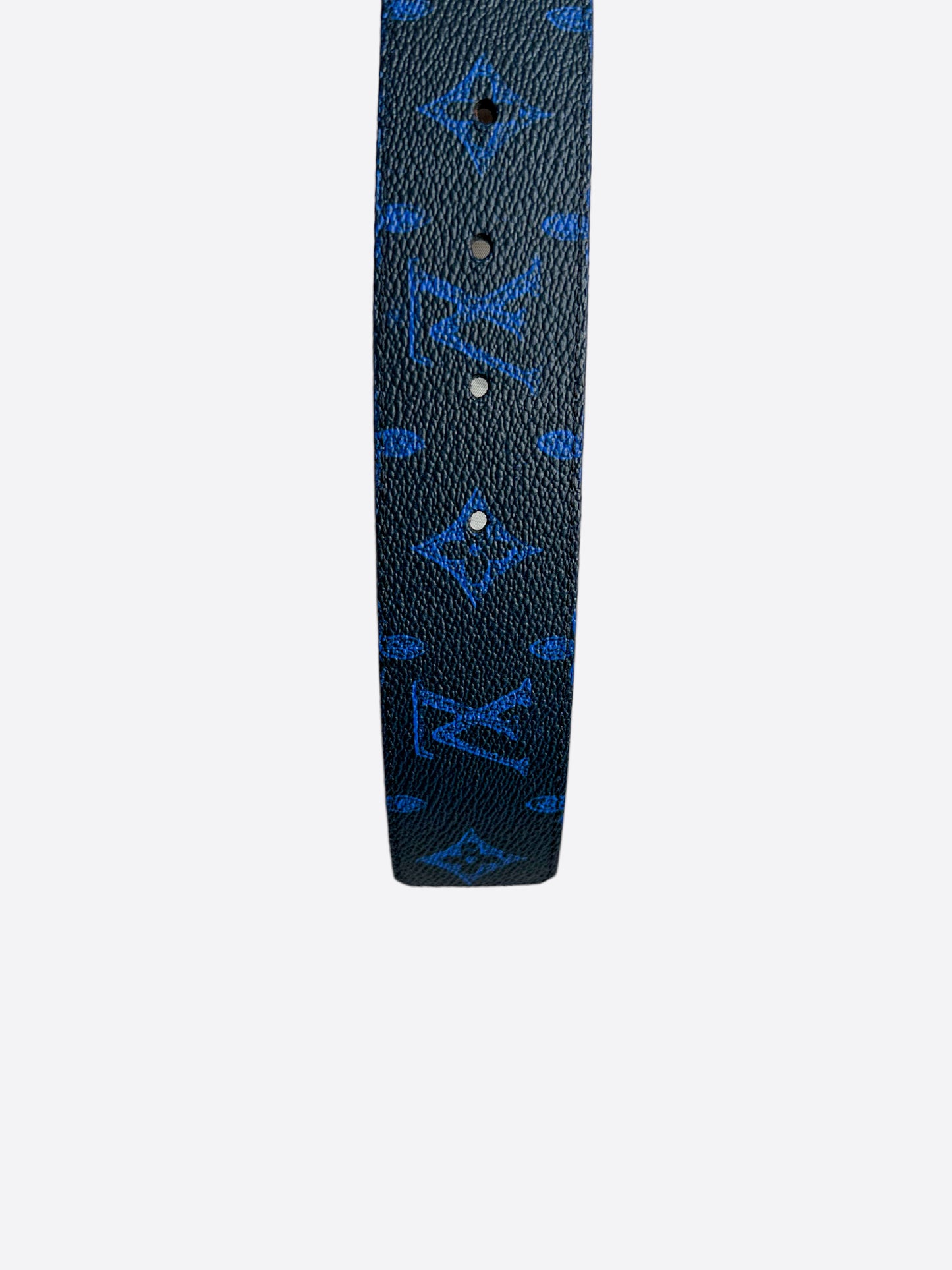 Louis Vuitton Blue Everyday Logo Monogram Belt