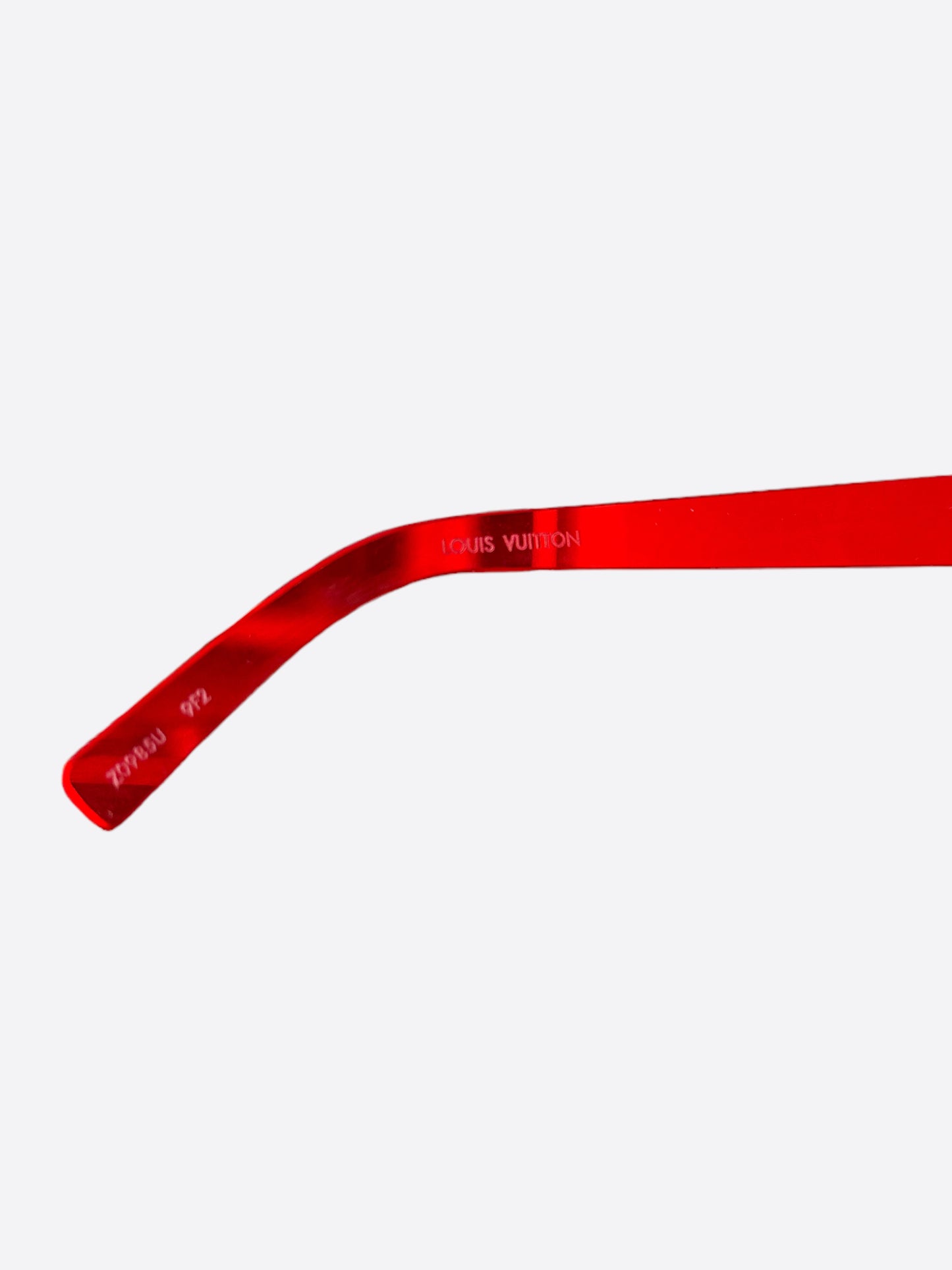 Louis Vuitton Supreme Red Monogram City Mask Sunglasses