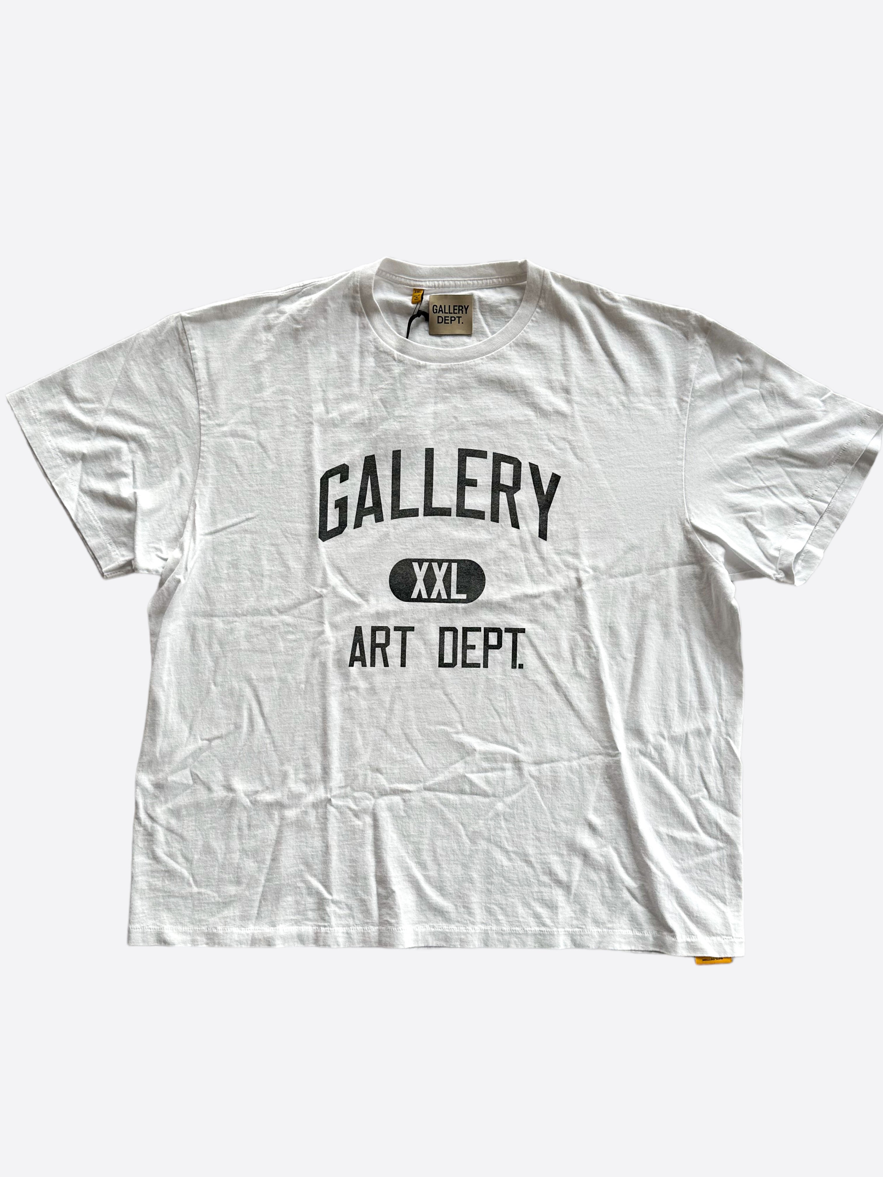 Gallery Dept White & Black Art Dept T-Shirt