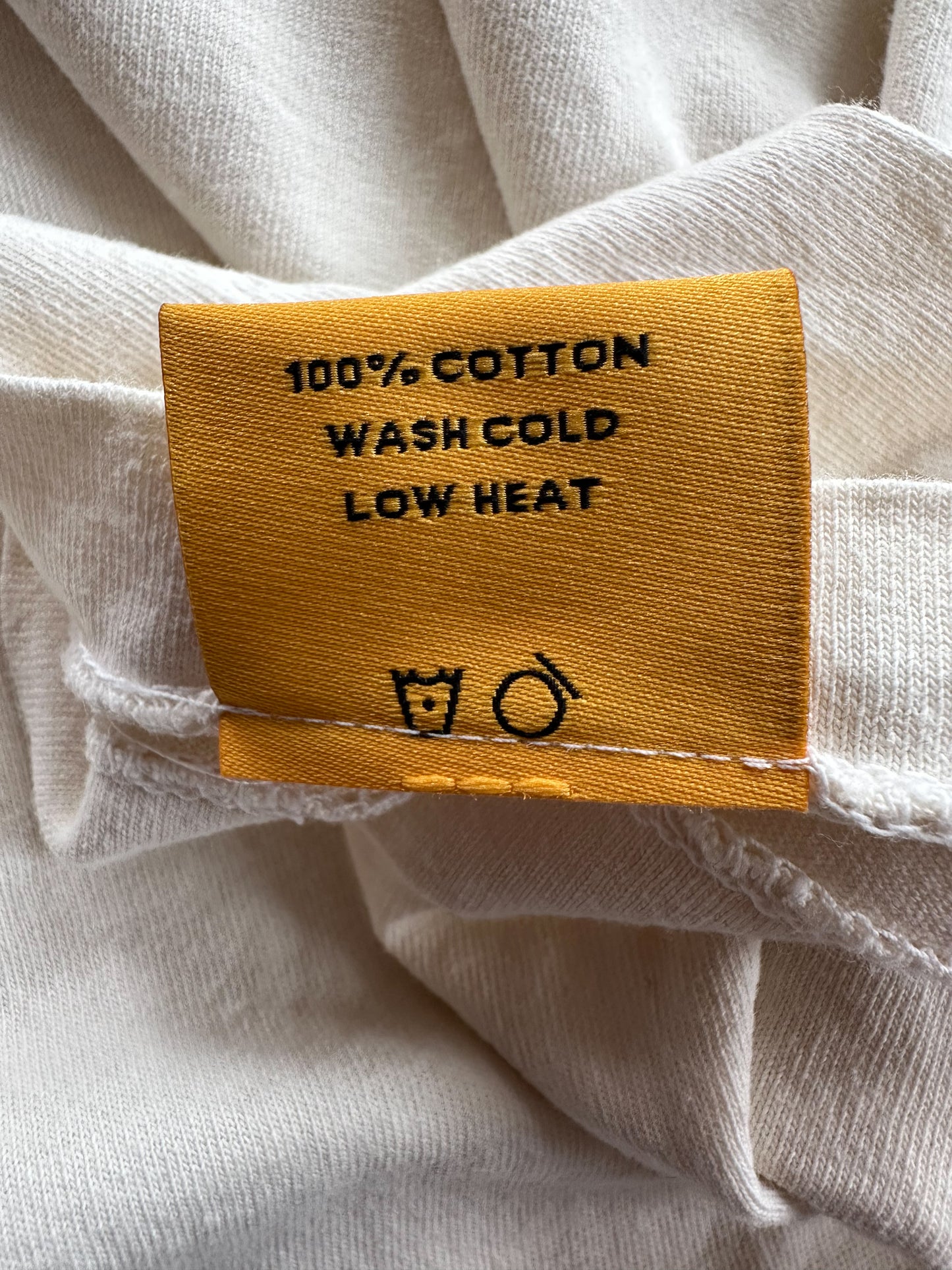 Gallery Dept Cream & Yellow Logo Longsleeve T-Shirt