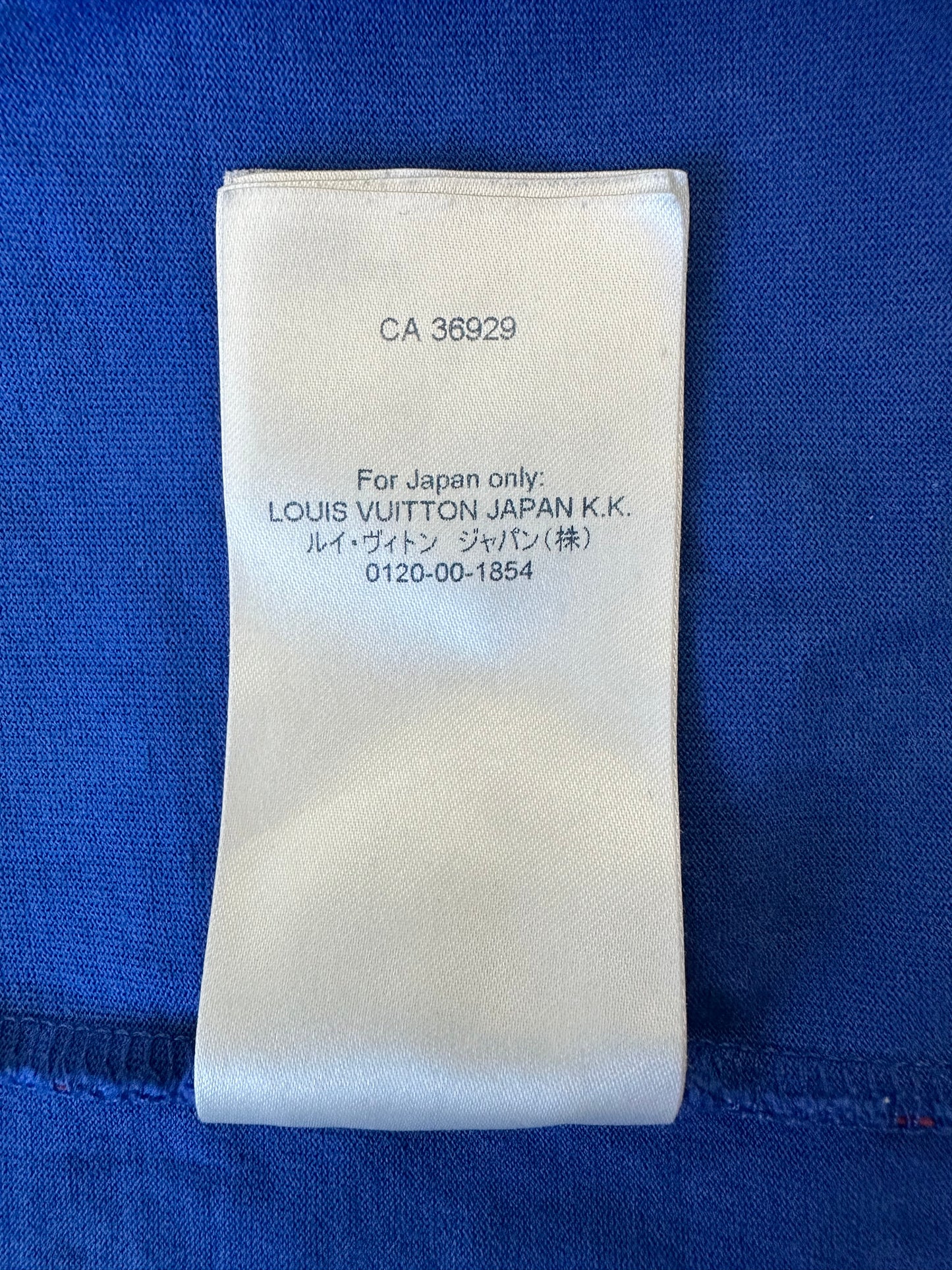 Louis Vuitton Blue & Red Monogram Gradient T-Shirt