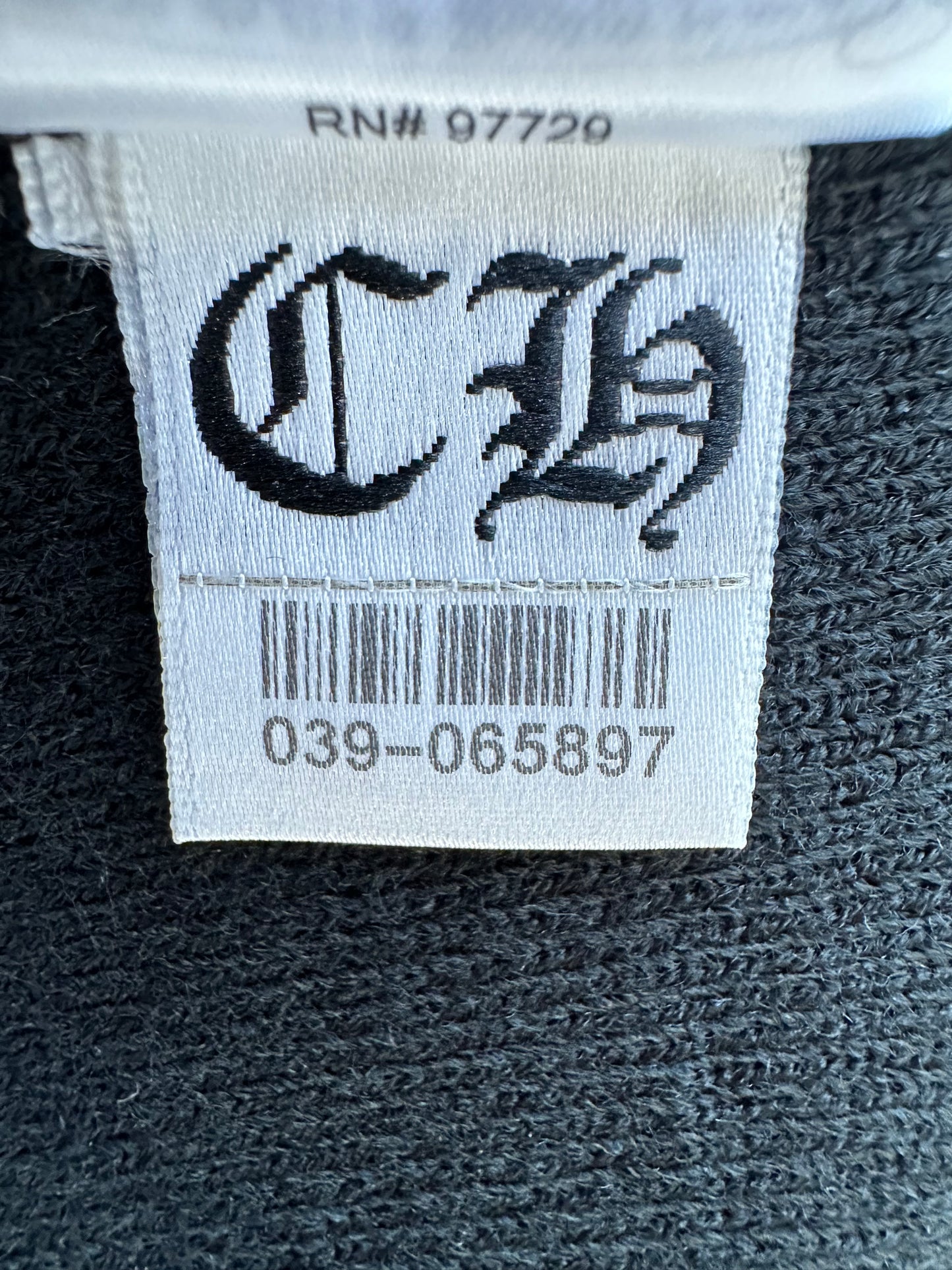 Chrome Hearts Black & White Embroidered Logo Beanie