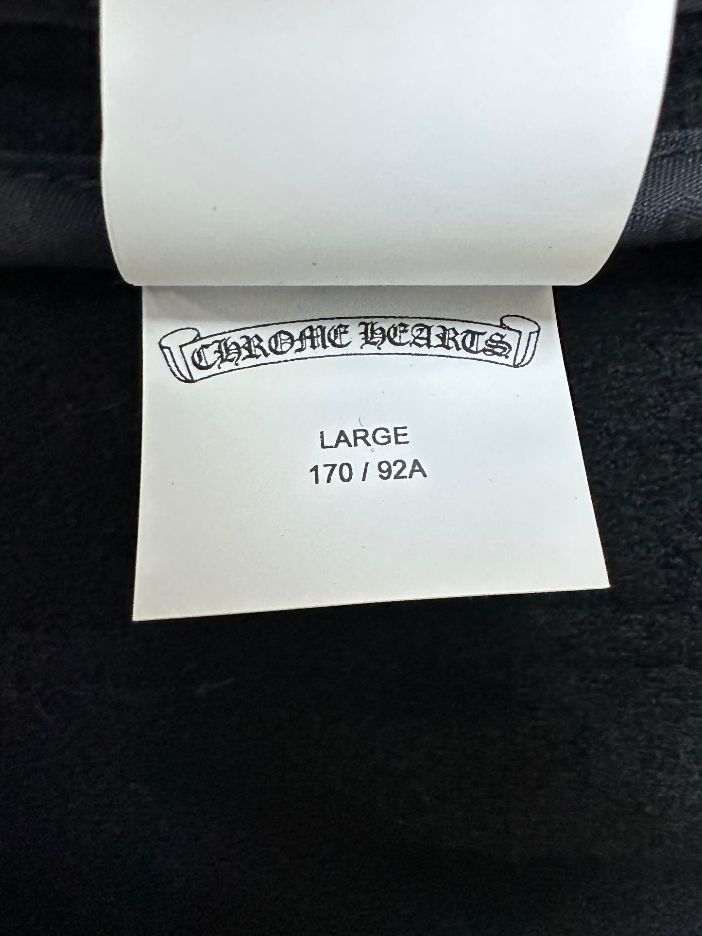 Chrome Hearts Black Wool Lola Coat