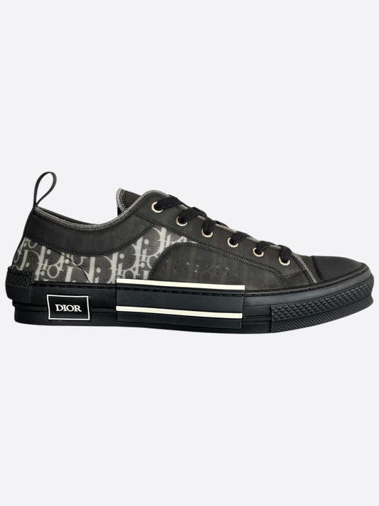 Dior Black & White Oblique B23 Low Top Sneakers