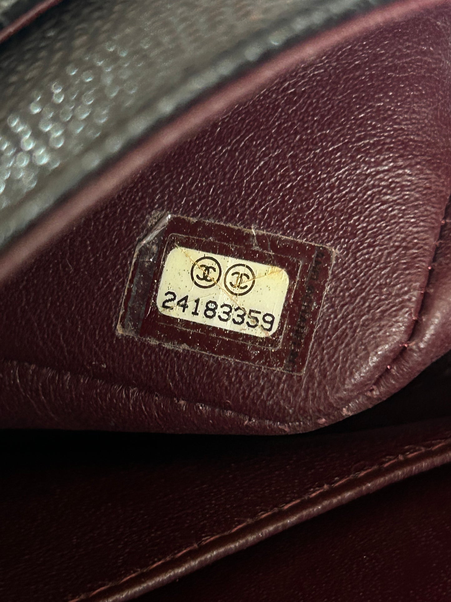 Chanel Black Caviar Quilted Medium Flap Bag