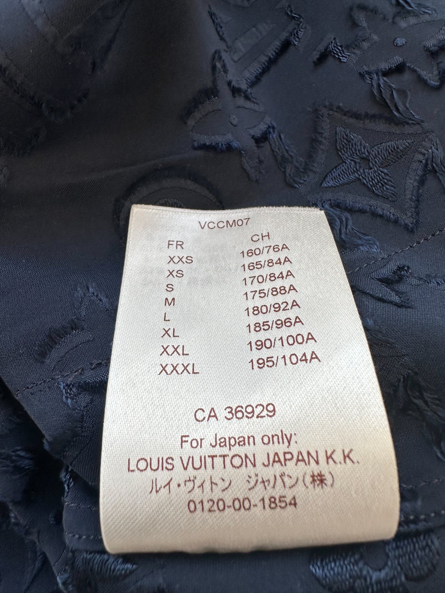 Louis Vuitton Supreme Blue Monogram Pajama Shirt