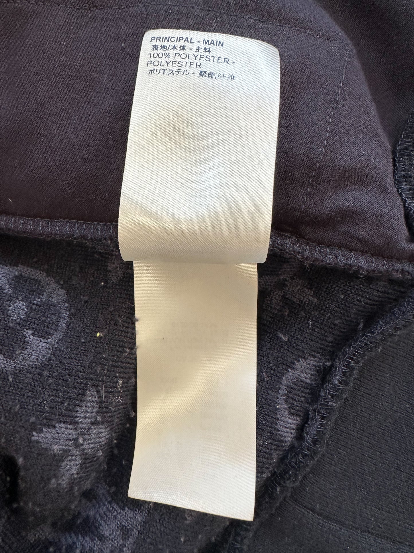 Louis Vuitton Navy Monogram Fleece Jacket