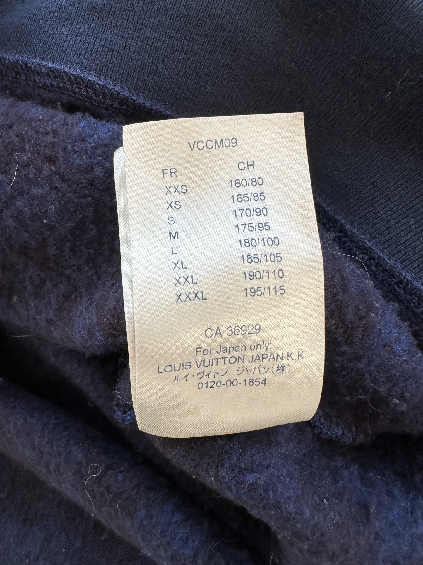 Louis Vuitton Blue Monogram Jacquard Sweater