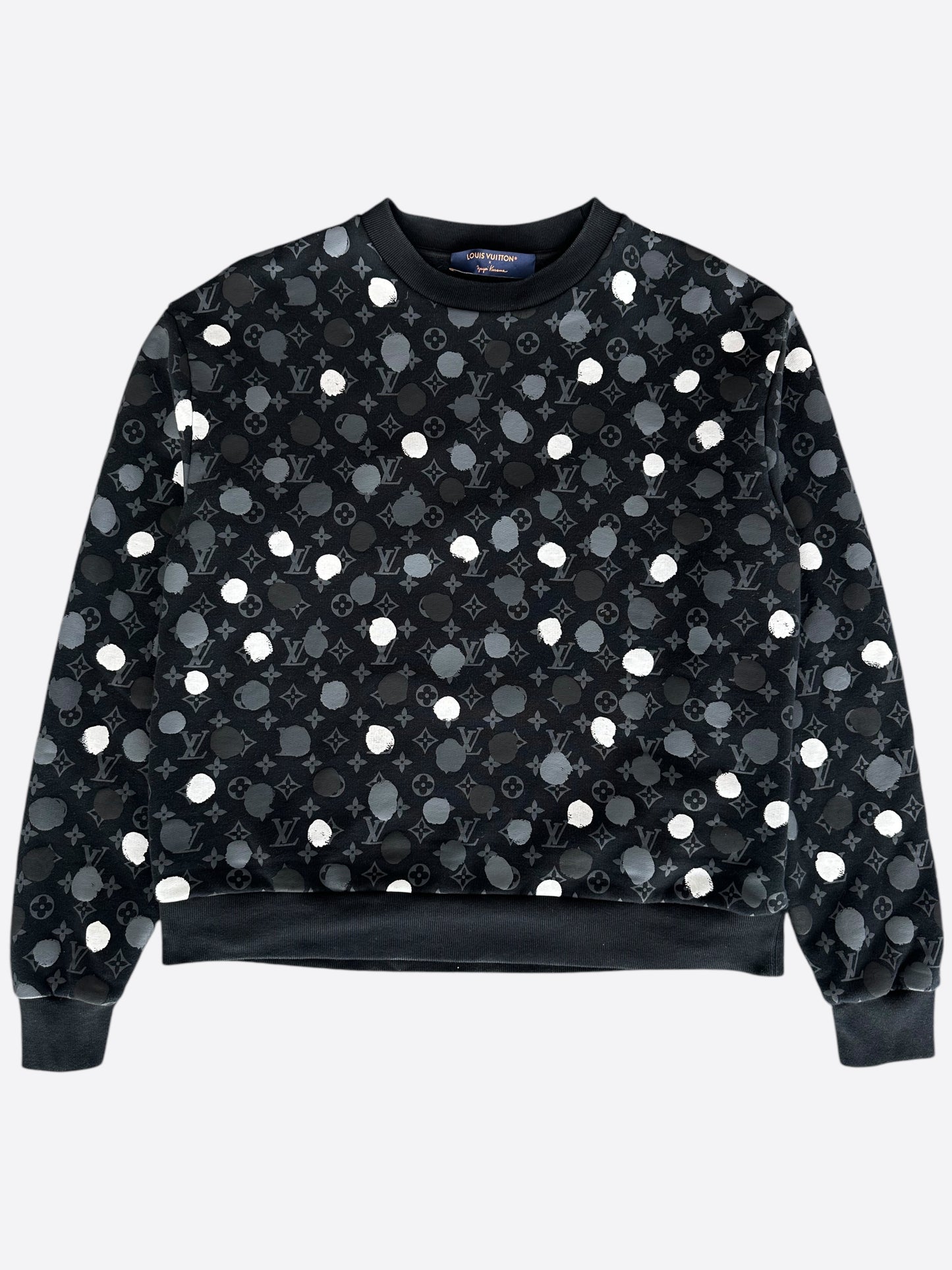 Louis Vuitton Yayoi Kusama Black Polka Dot Monogram Sweater