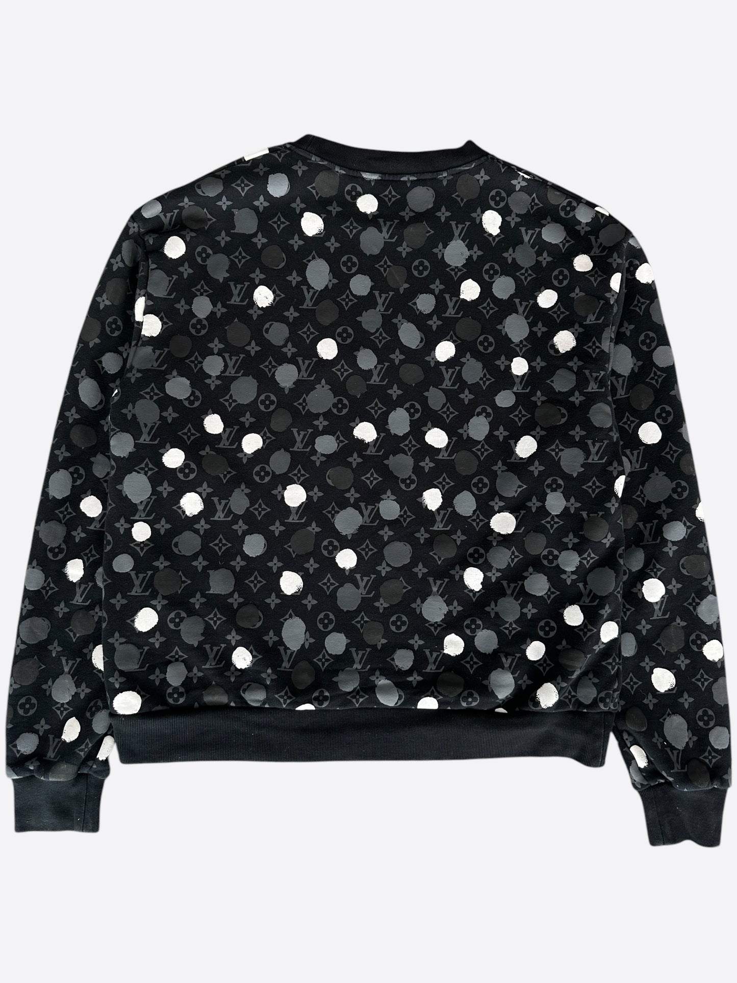 Louis Vuitton Yayoi Kusama Black Polka Dot Monogram Sweater
